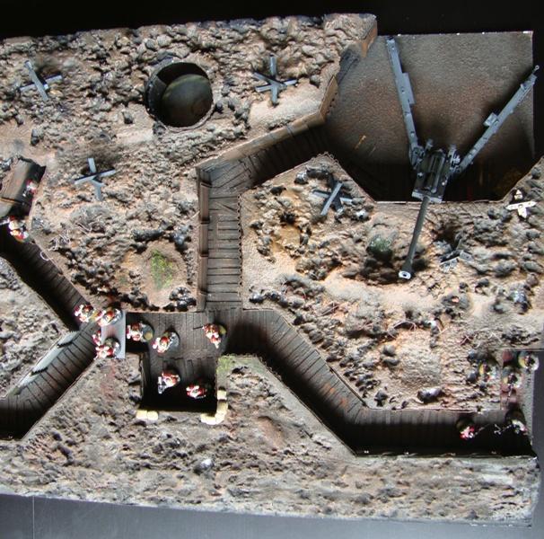 Trenches gaming board 40k