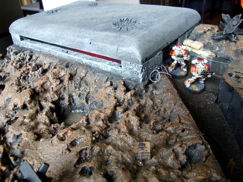 Trenches gaming board 40k