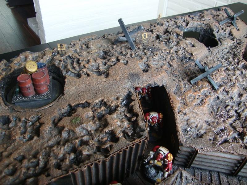 Trenches gaming board 40k
