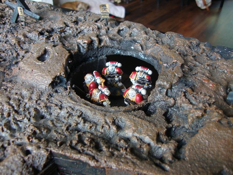Trenches gaming board 40k