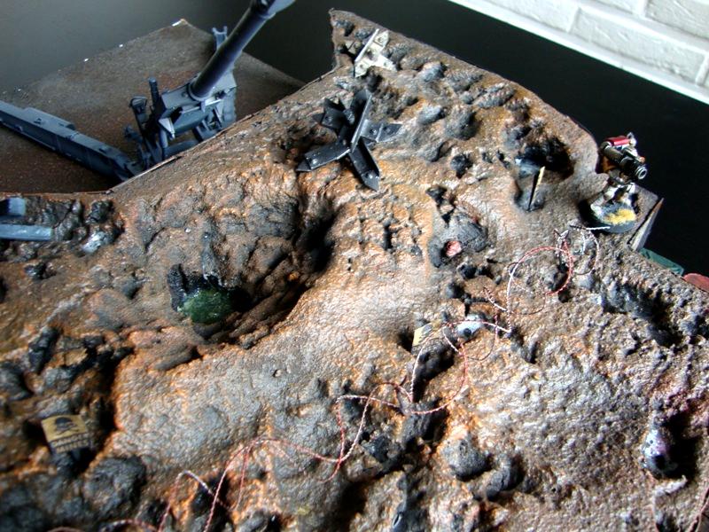 Trenches gaming board 40k