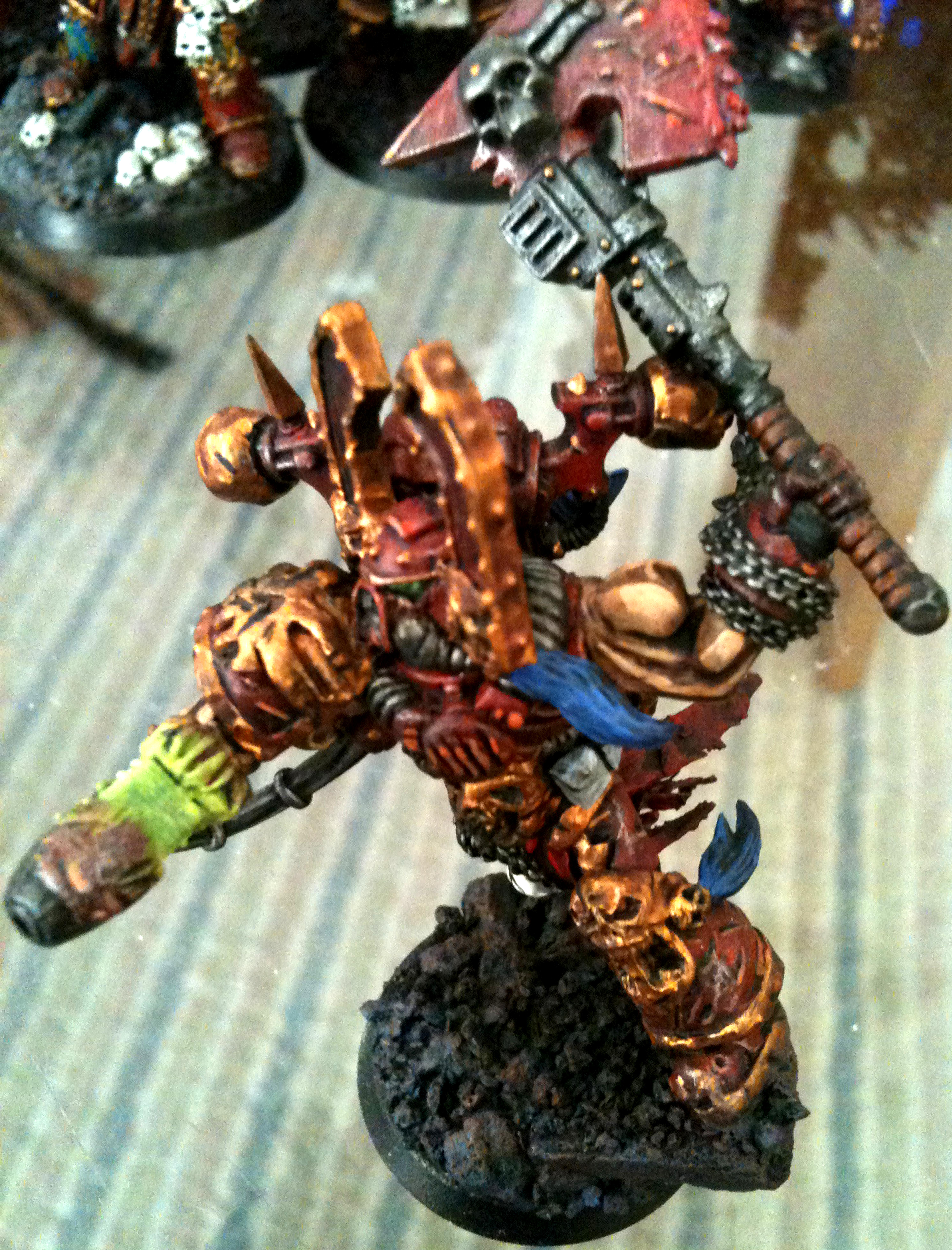 Chaos Lord, Chaose Space Marine, Custom, Kharn, Khorne, Power Armor, Scratch Build