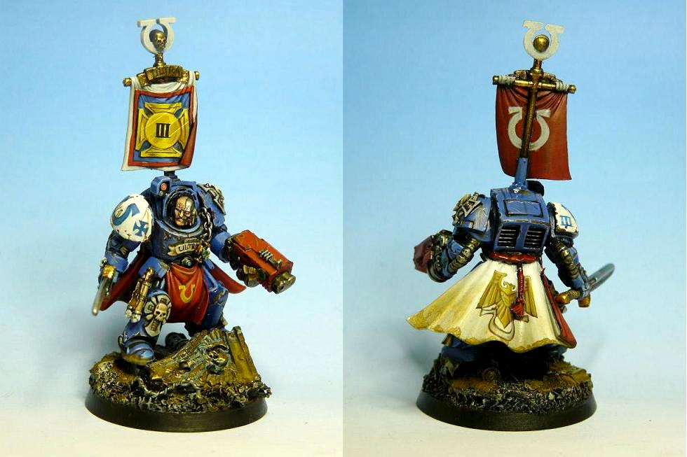 Space Marines, Terminator Armor, Ultramarines, Warhammer 40,000