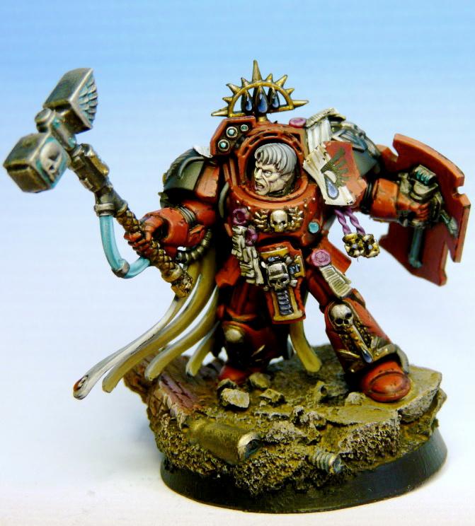 Adeptus Astartes, Black Rage, Blood Angels, Red Thirst, Space Marines, Terminator Armor, Thunder Hammer
