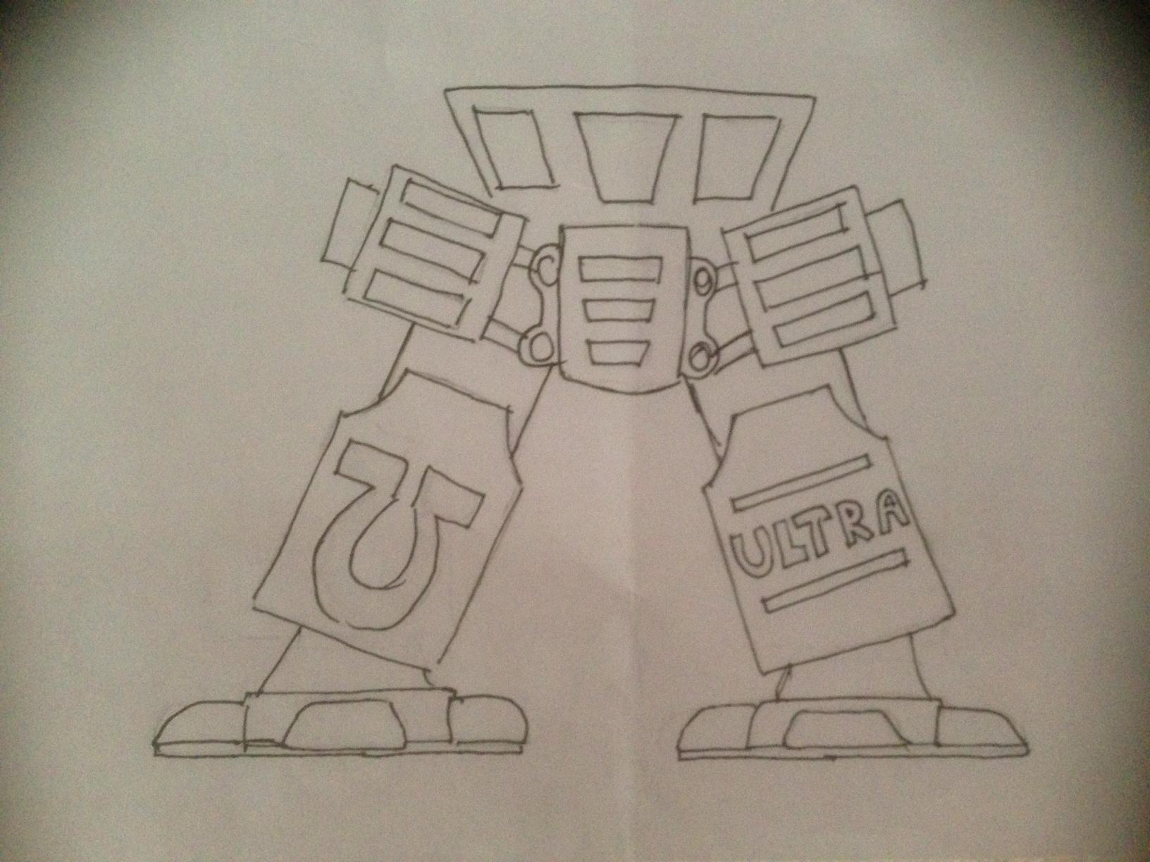 Front leg design drawing I did