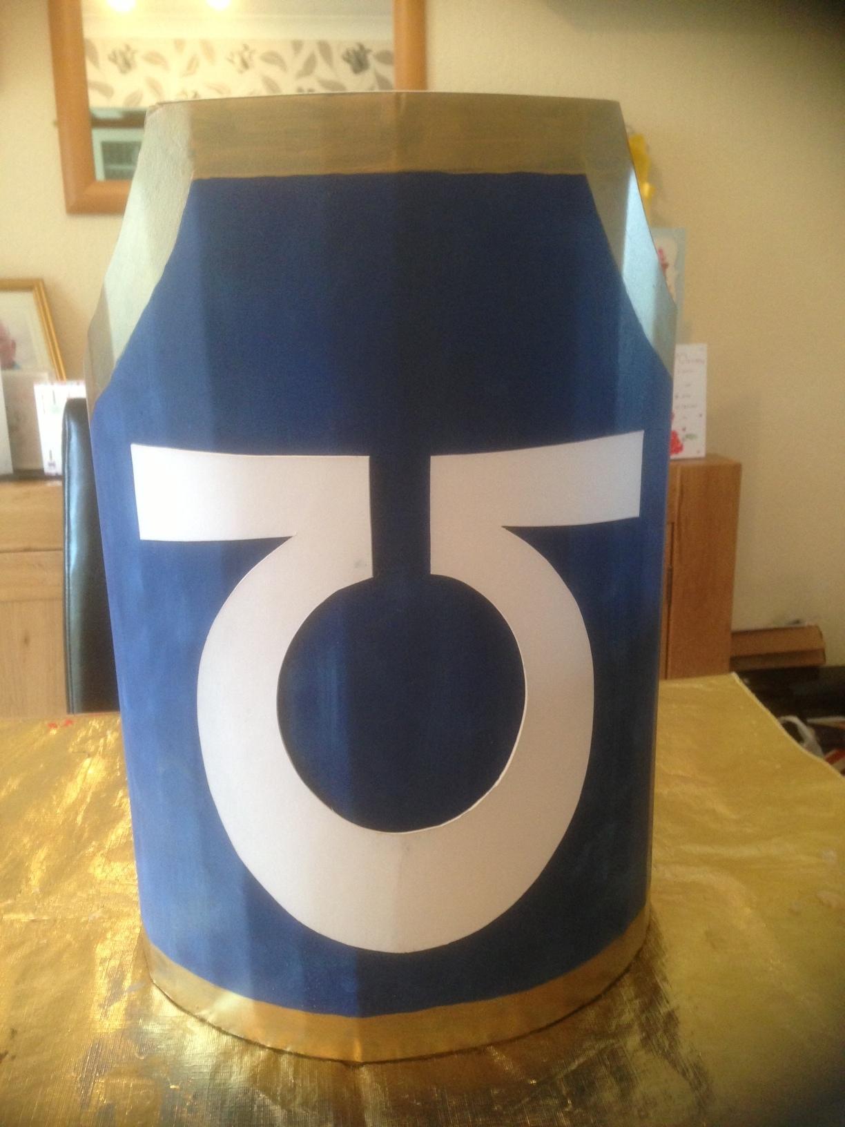 right shin armour has had work done. gold will show up in the carnival, very regal