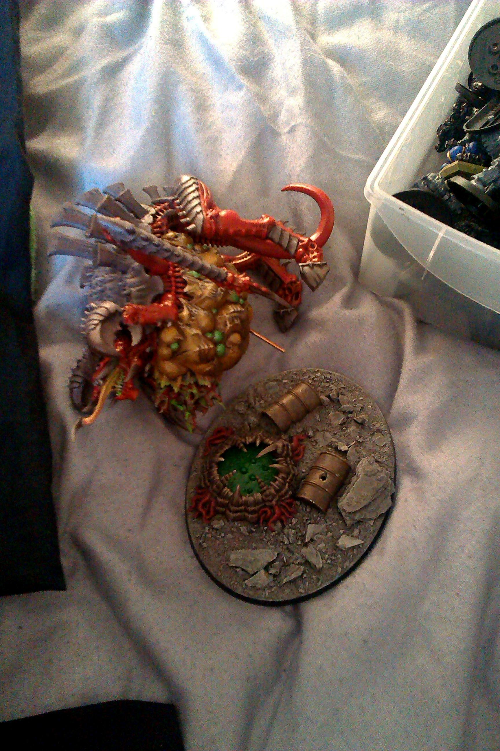 Alien, Barrels, Base, Swarm, Tervigon, Tervigon 40k Tyranid Tyranids Barrels Swarm Bases Base Alien, Tyranids, Warhammer 40,000