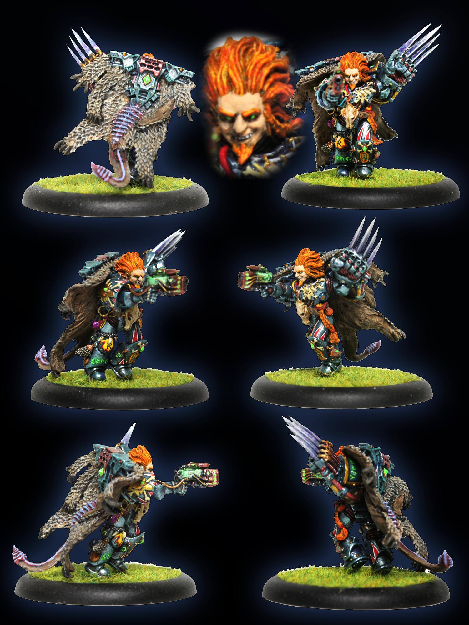 Blood Claw, Lightning Claw, Lukas The Trickster, Plasma Pistol, Space Marines, Space Wolves