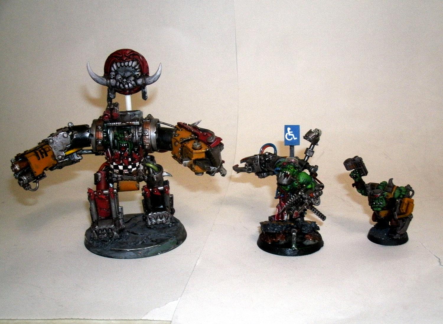 Conversion, Custom Ork, Ghazghkull Thraka, Mad Dok Grotsnik, Warhammer 40,000