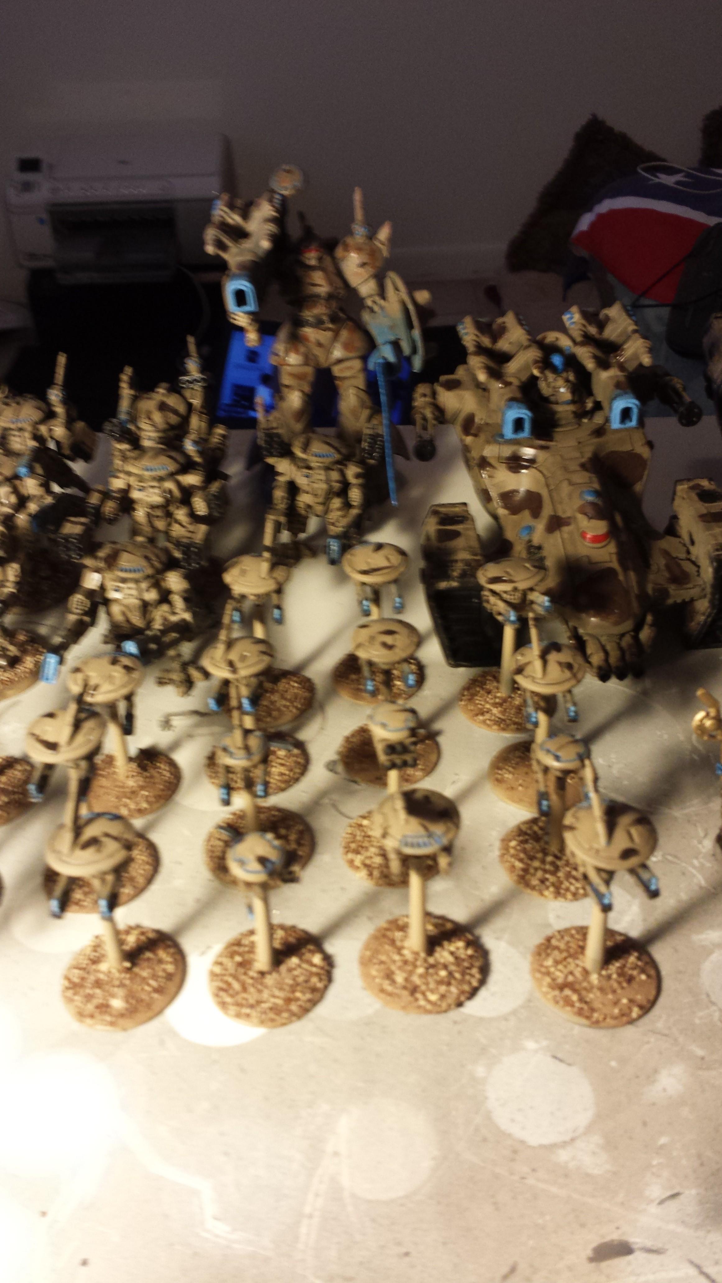 Army, Conversion, Custom, Greater Good, Painting, Tau, Warhammer 40,000, Warhammer Fantasy, XV8, Xv88