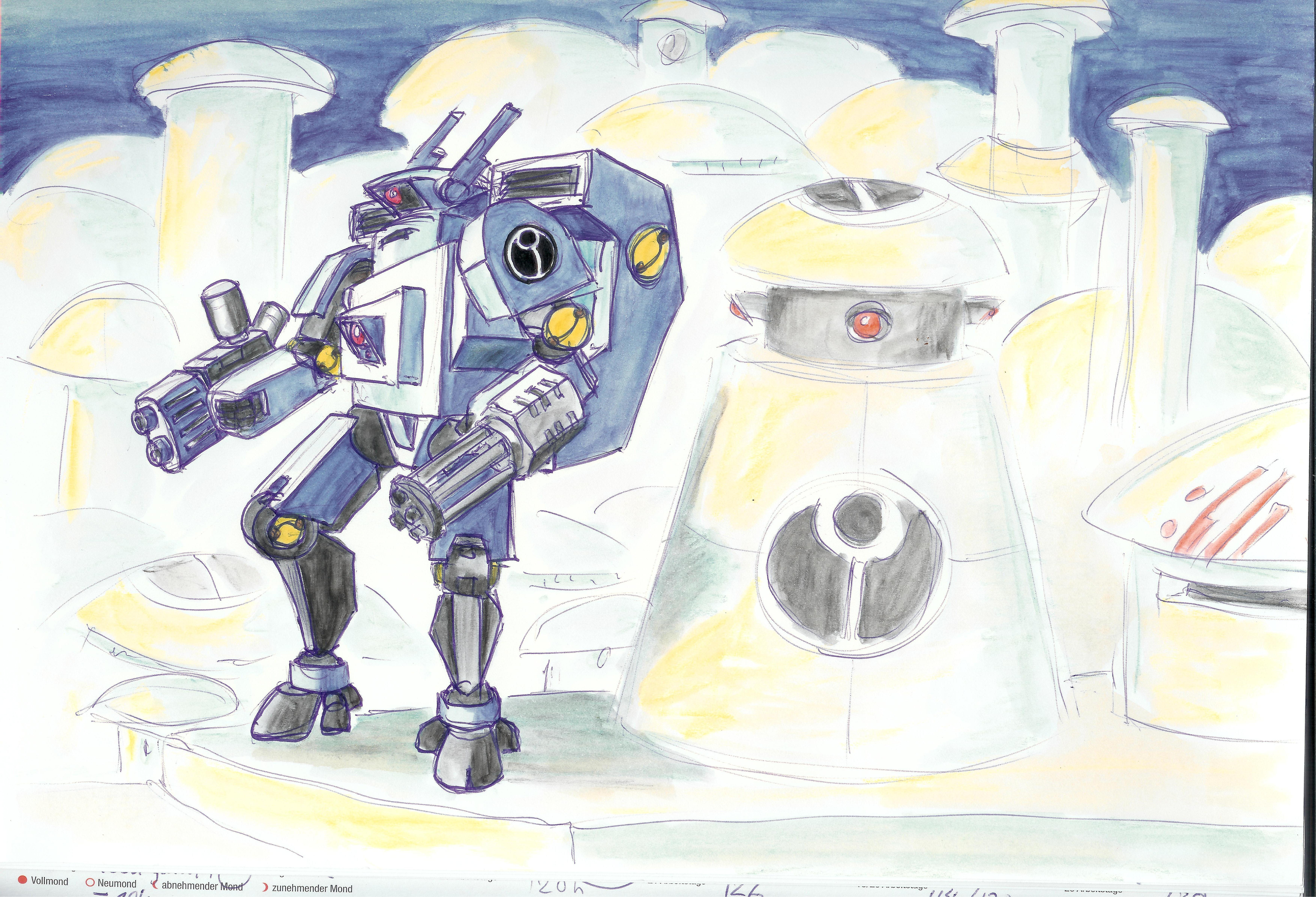 Artwork, Battlesuit, Drawing, Hazard, Machine, Old, School, Skull, Style, T&aacute;un, Tau