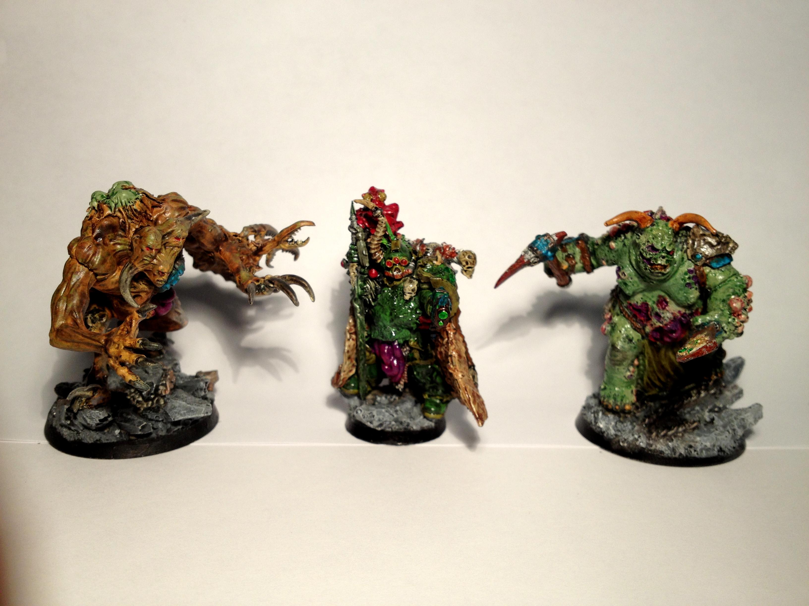 Chaos Space Marines, Daemons, Lord, Nurgle, Spawn, Warhammer 40,000