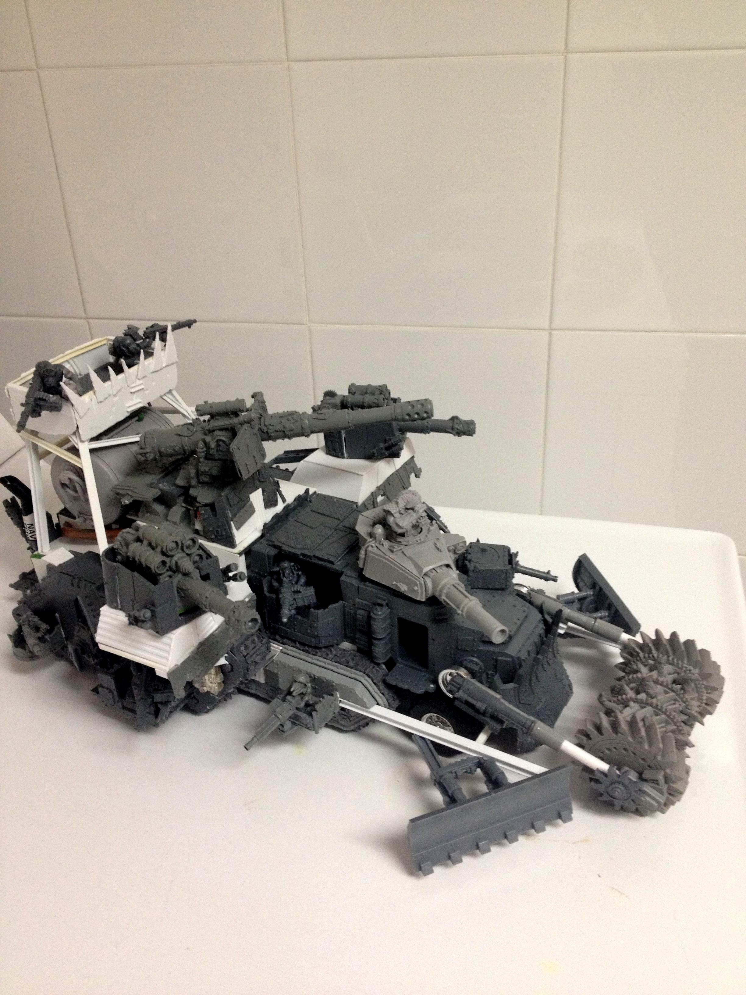 Battle Fortress, Battlewagon, Custom, Orks, Super-heavy