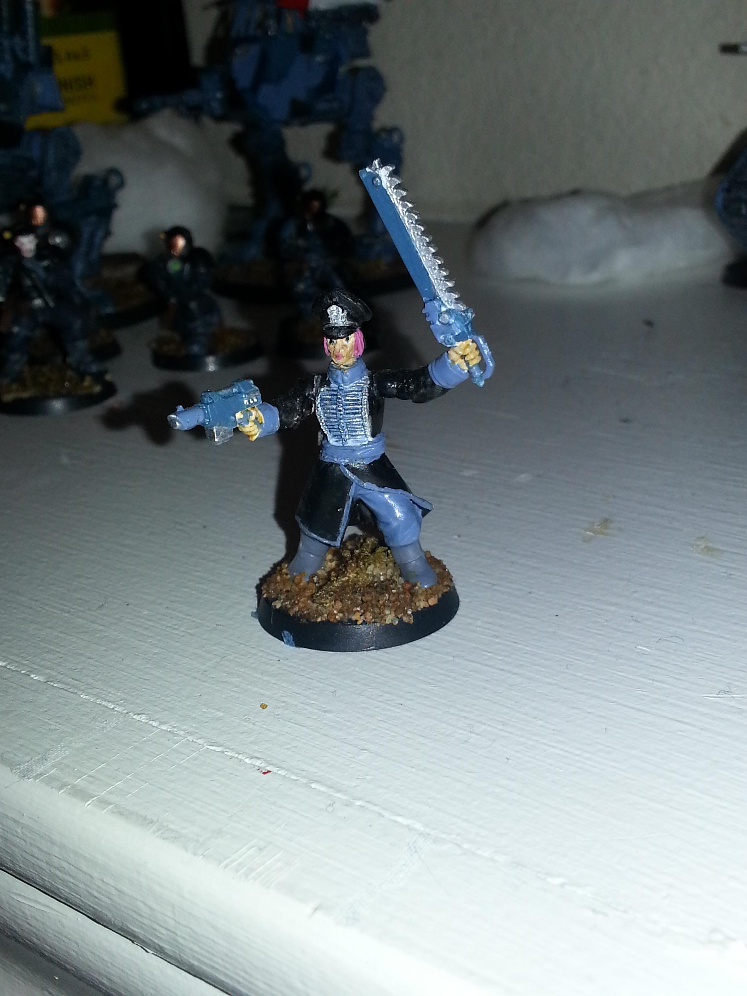 Commander, Commissar, Female Conversion Platoon Commander, Female Guard, Imperial Guard