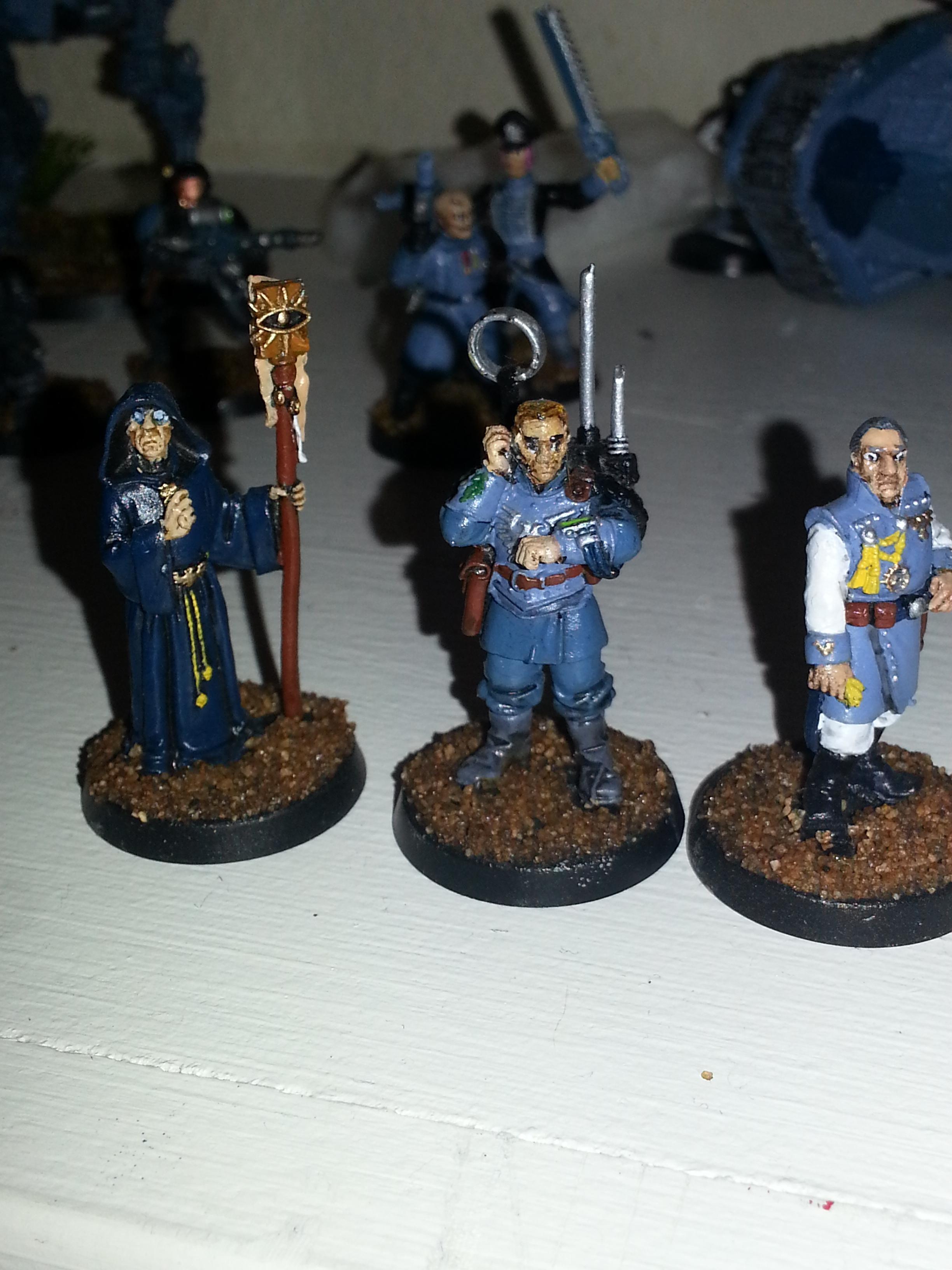 Astropath, Company Command Squad, Imperial Guard, Master Of Ordinance, Officer Of The Fleet, Regimental Advisors