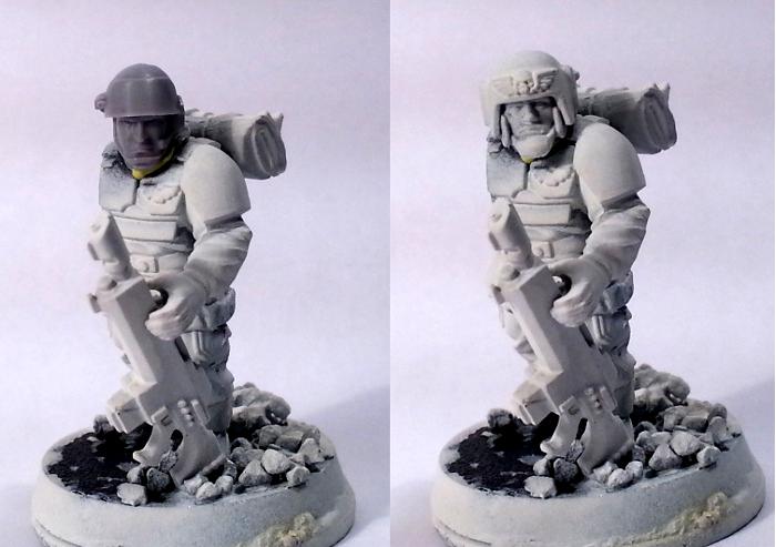 Alternate Head, Cadians, Conversion, Imperial Guard, Mad Robot