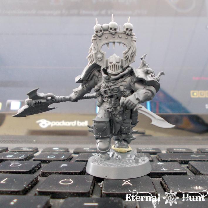 Chaos, Chaos Lord, Chaos Space Marines, Chosen, Conversion, Huntmaster, Khorne, Khorne's Eternal Hunt, Warhammer 40,000, World Eaters