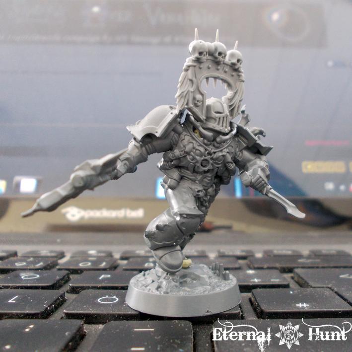 Chaos, Chaos Lord, Chaos Space Marines, Chosen, Conversion, Huntmaster, Khorne, Khorne's Eternal Hunt, Warhammer 40,000, World Eaters