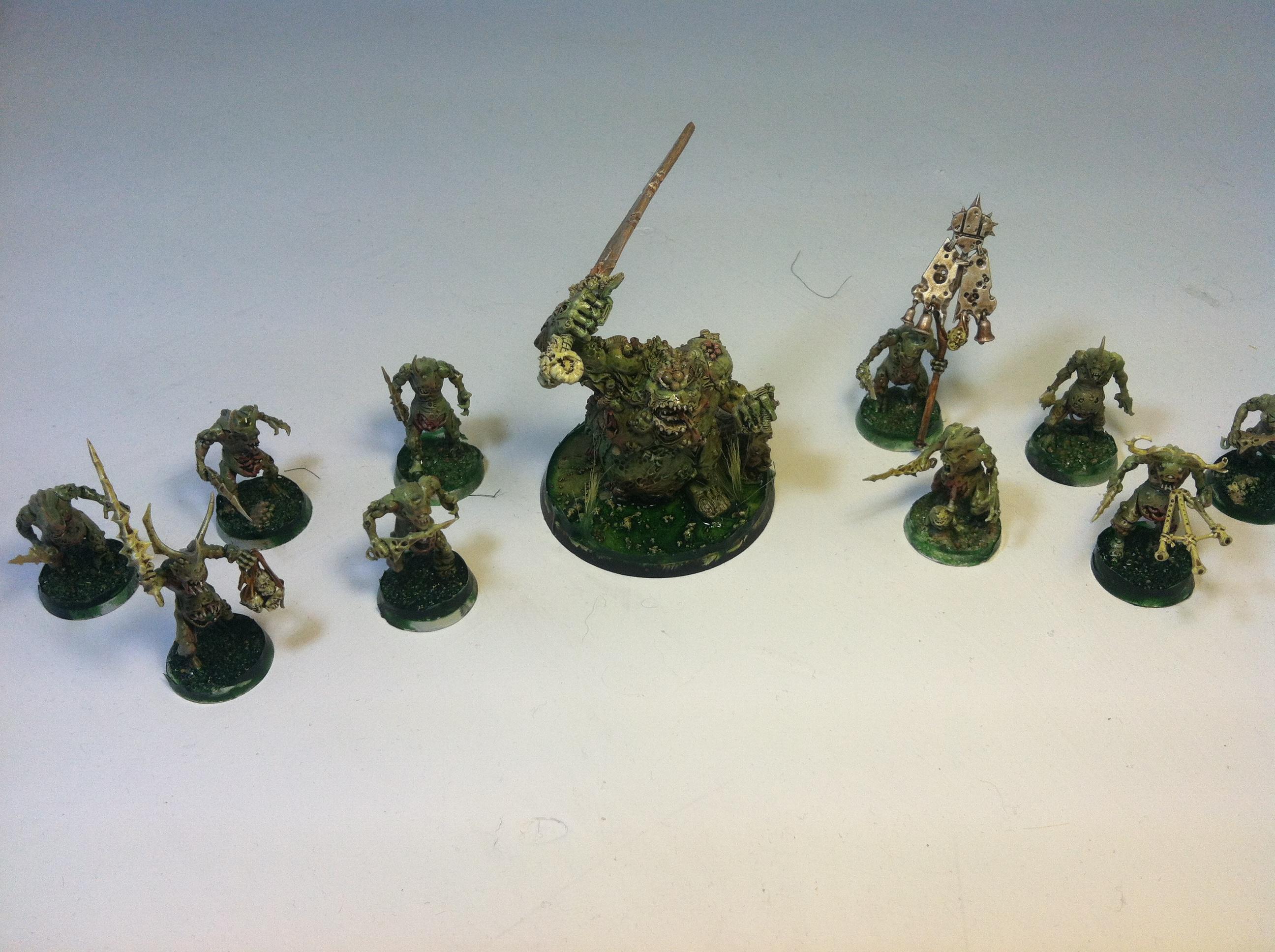Airbrush, Chaos, Chaos Daemons, Great Unclean One, Nurgle, Plaguebearers