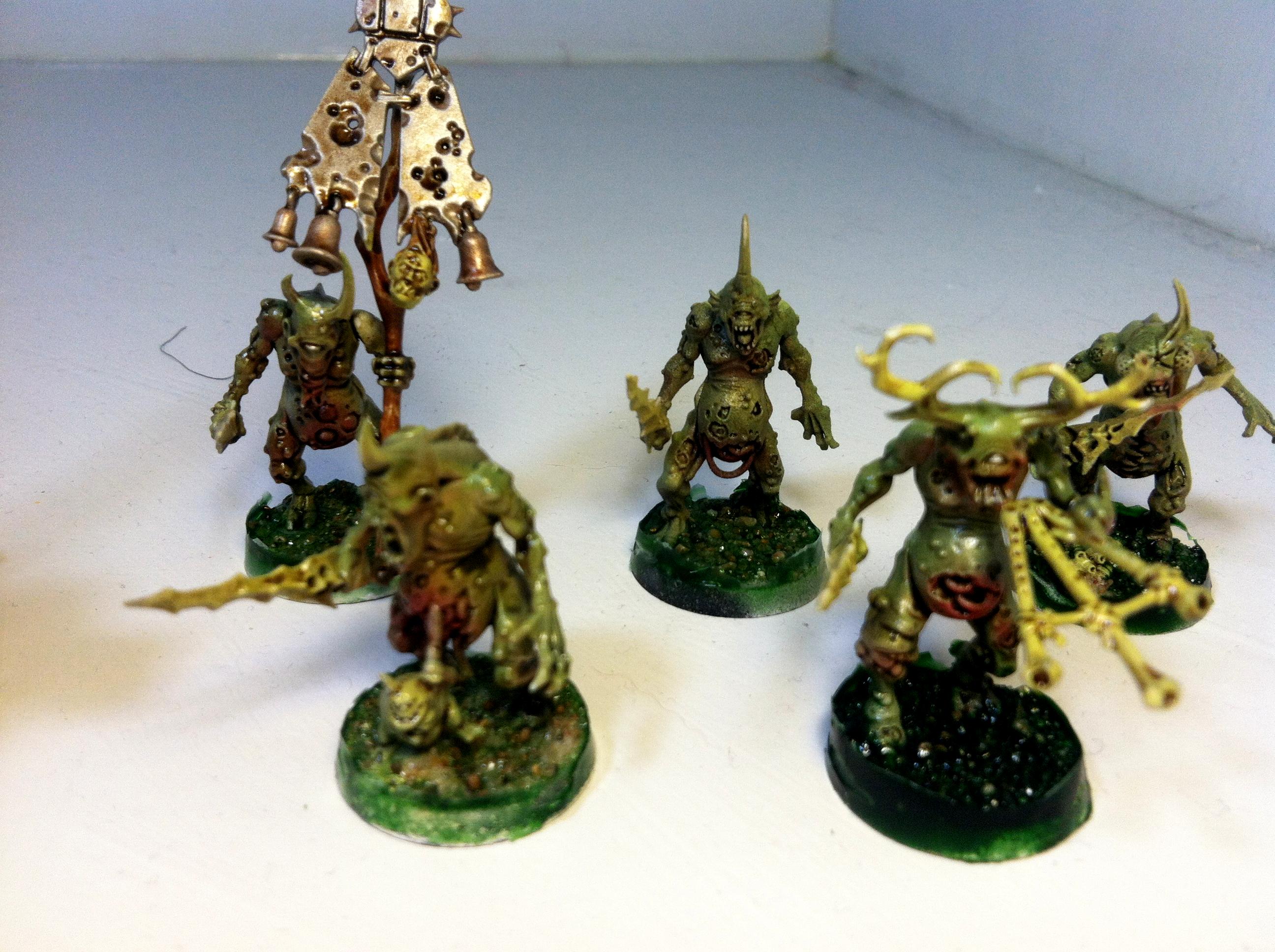 Airbrush, Chaos, Chaos Daemons, Nurgle, Plaguebearers