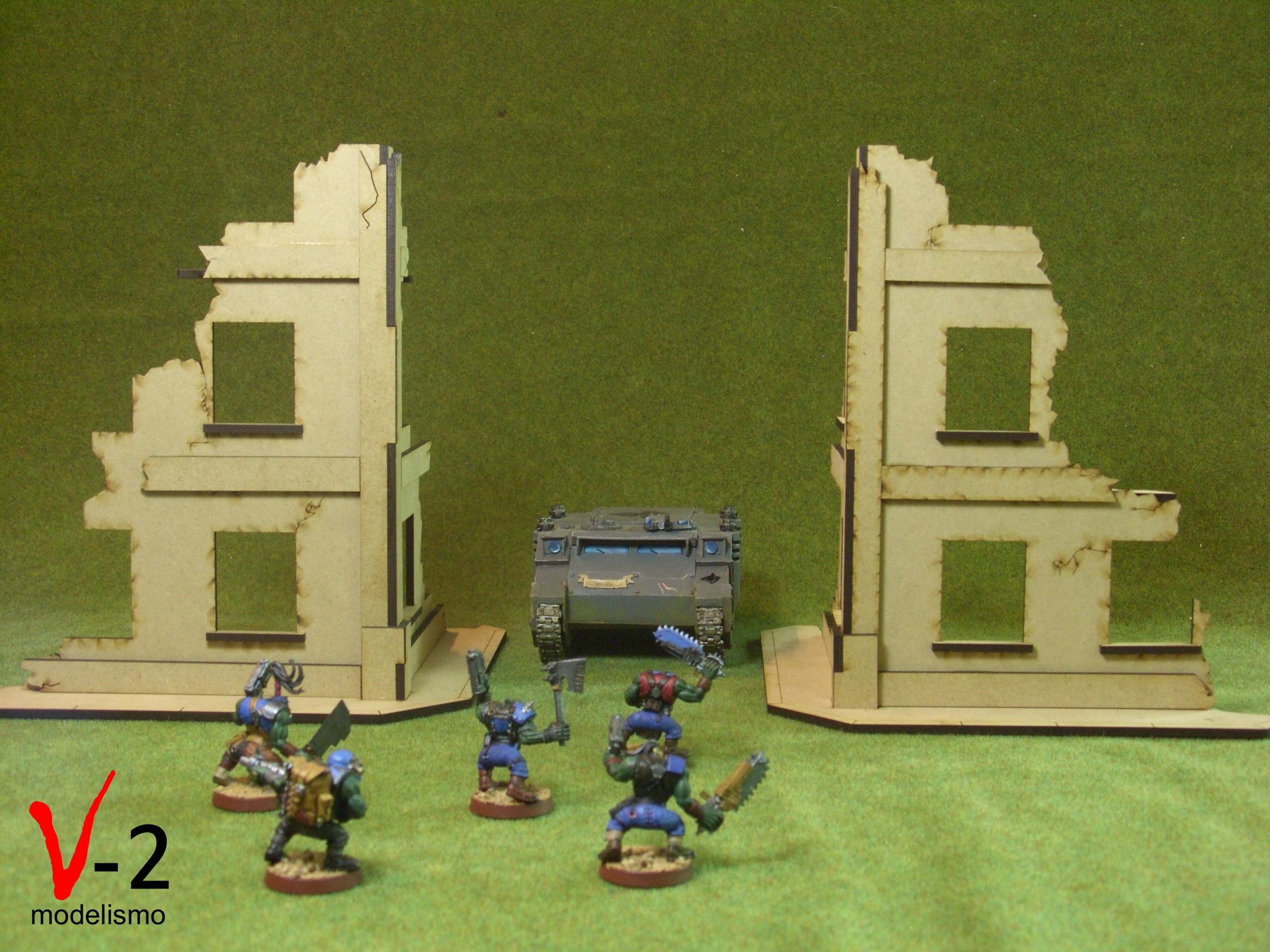 Corner in ruins