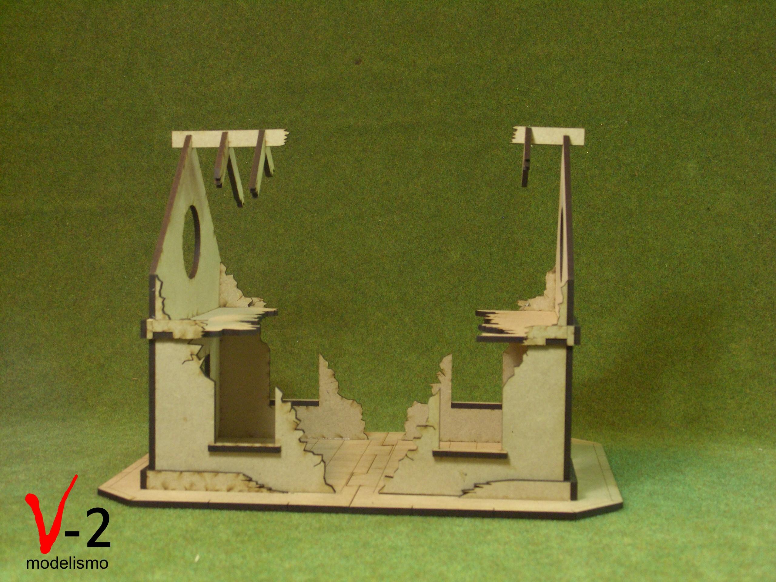Small house in ruins