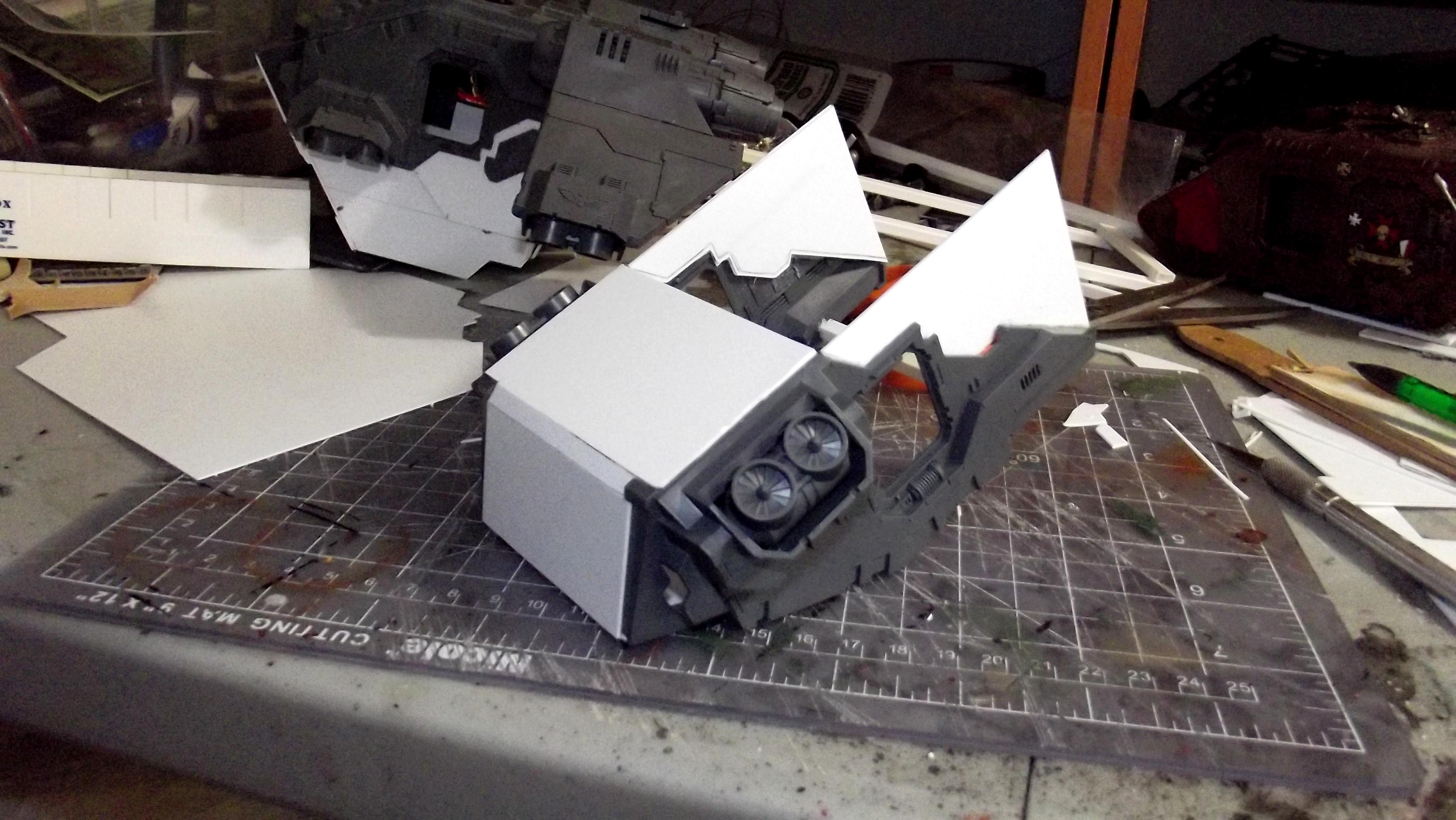 Stormraven, Thunderhawk Transporter, Work In Progress