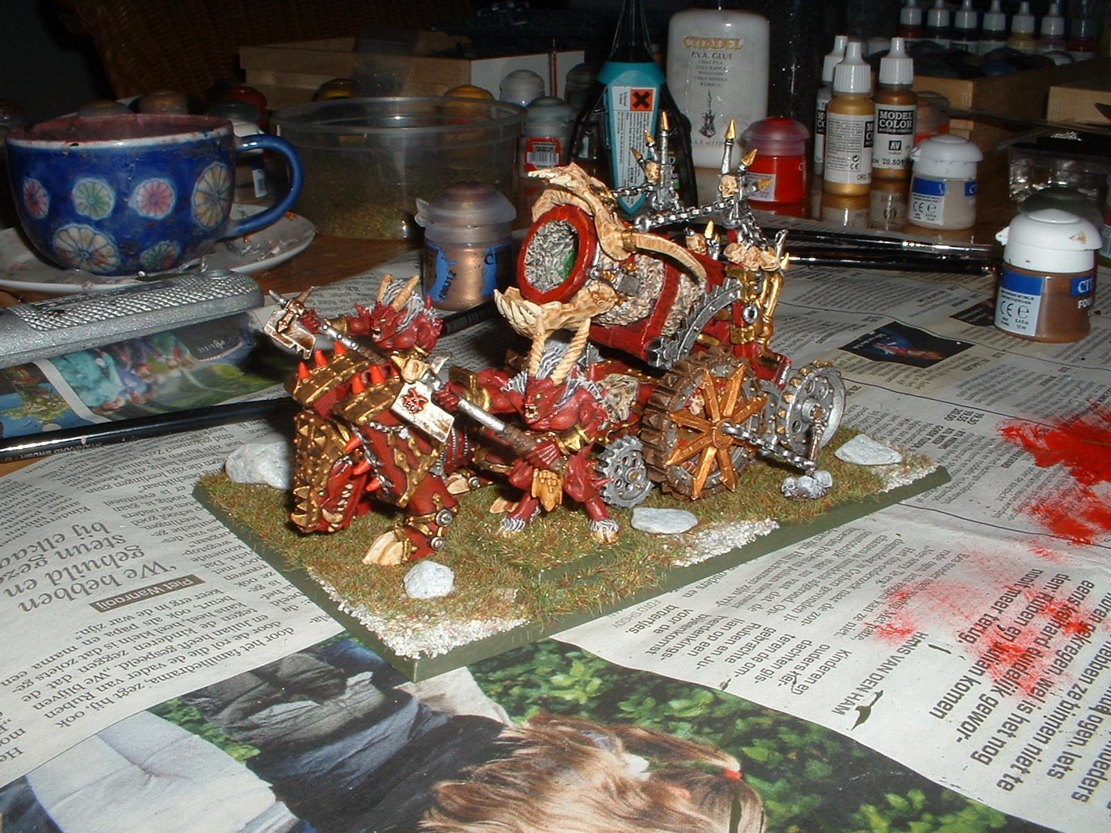 Chariot, Daemons, Hellcannon, Khorne, Skullcannon Of Khorne