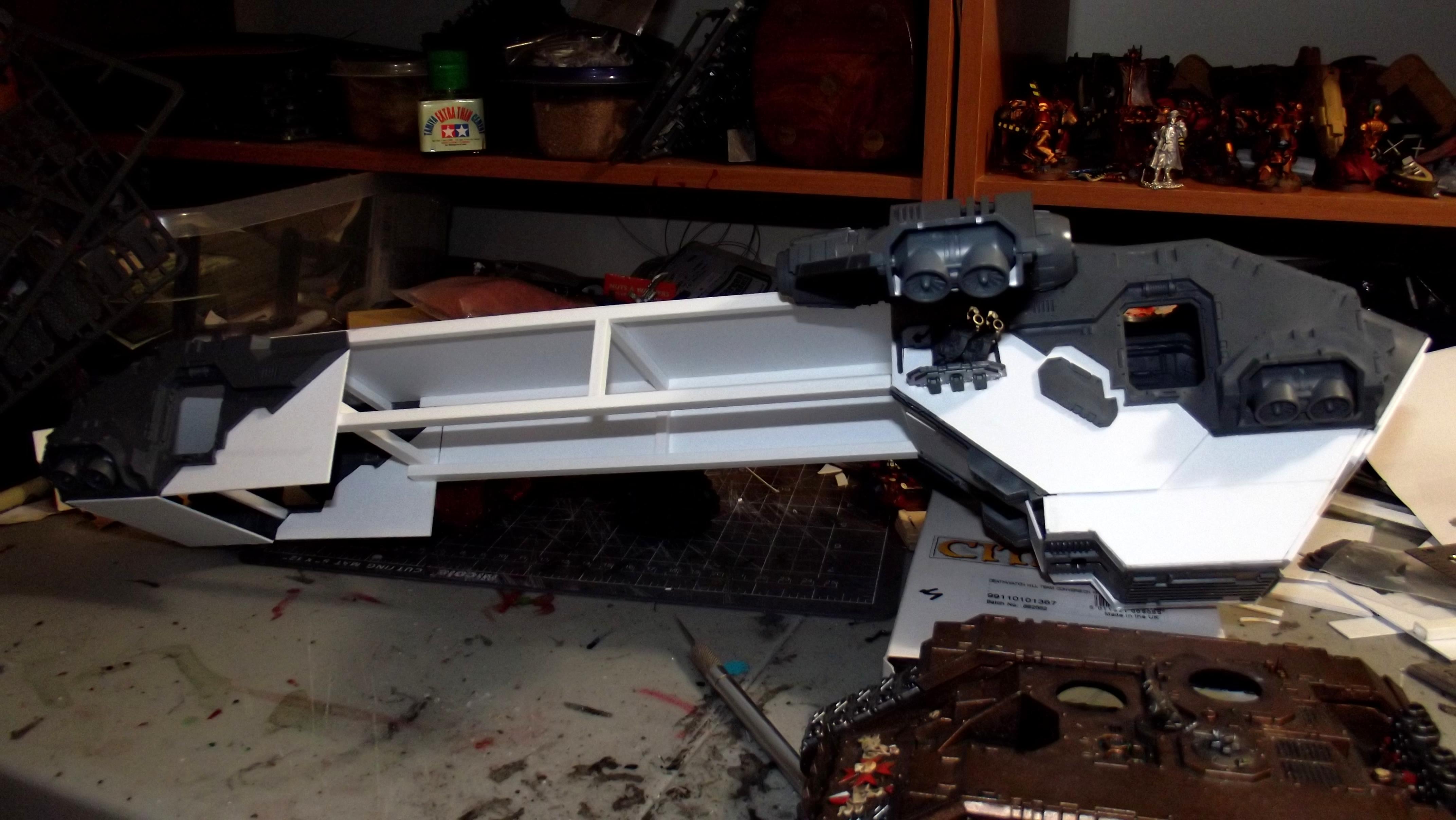 Stormraven, Thunderhawk Transporter, Work In Progress