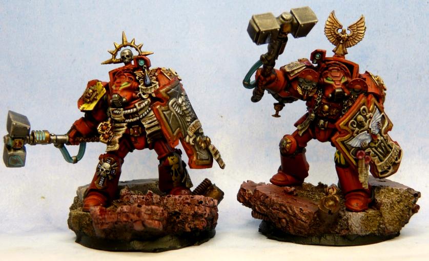 Adeptus Astartes, Black Rage, Blood Angels, Red Thirst, Space Marines, Terminator Armor, Thunder Hammer