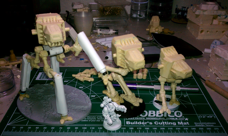 Battlesuit, Riptide, Scratch Build, Squats, Tau