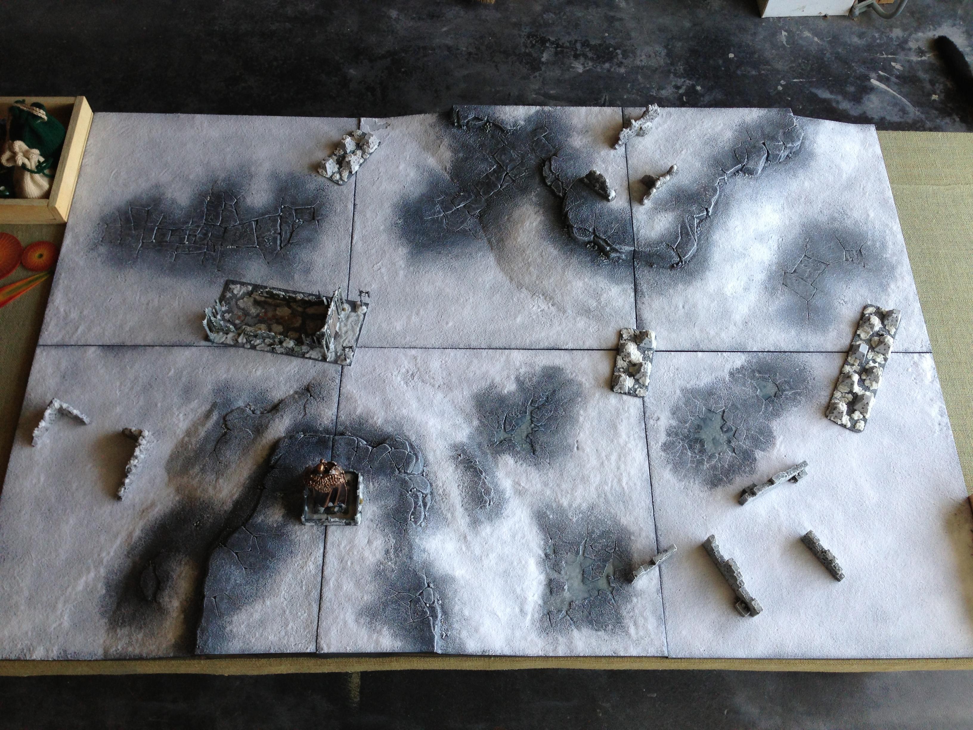 Battle, Board, Game Table, Realm, Snow, Terrain