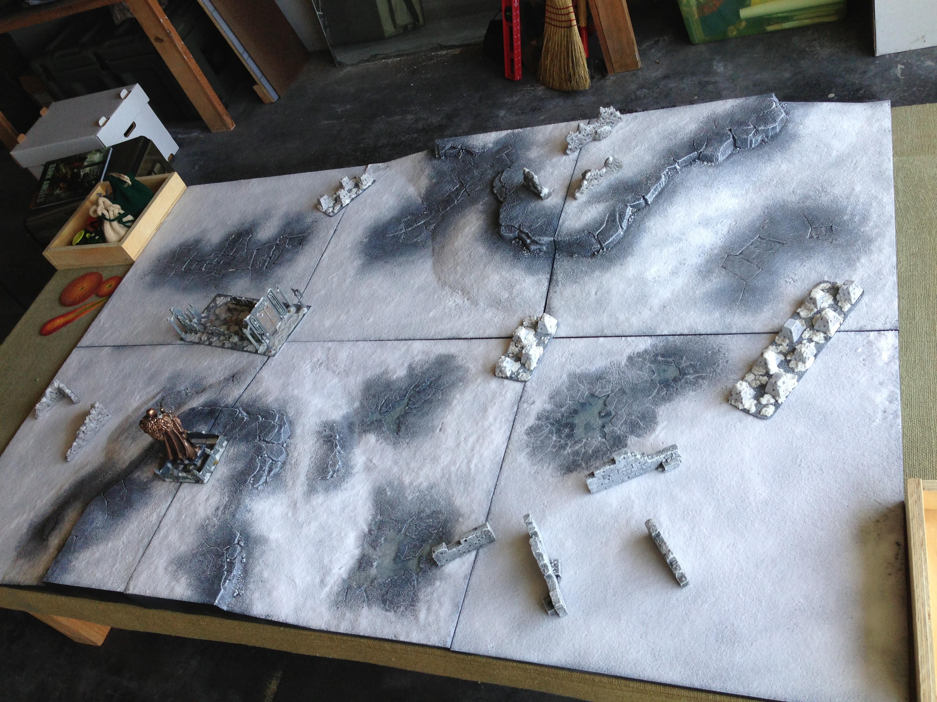 Battle, Board, Game Table, Realm, Snow, Terrain