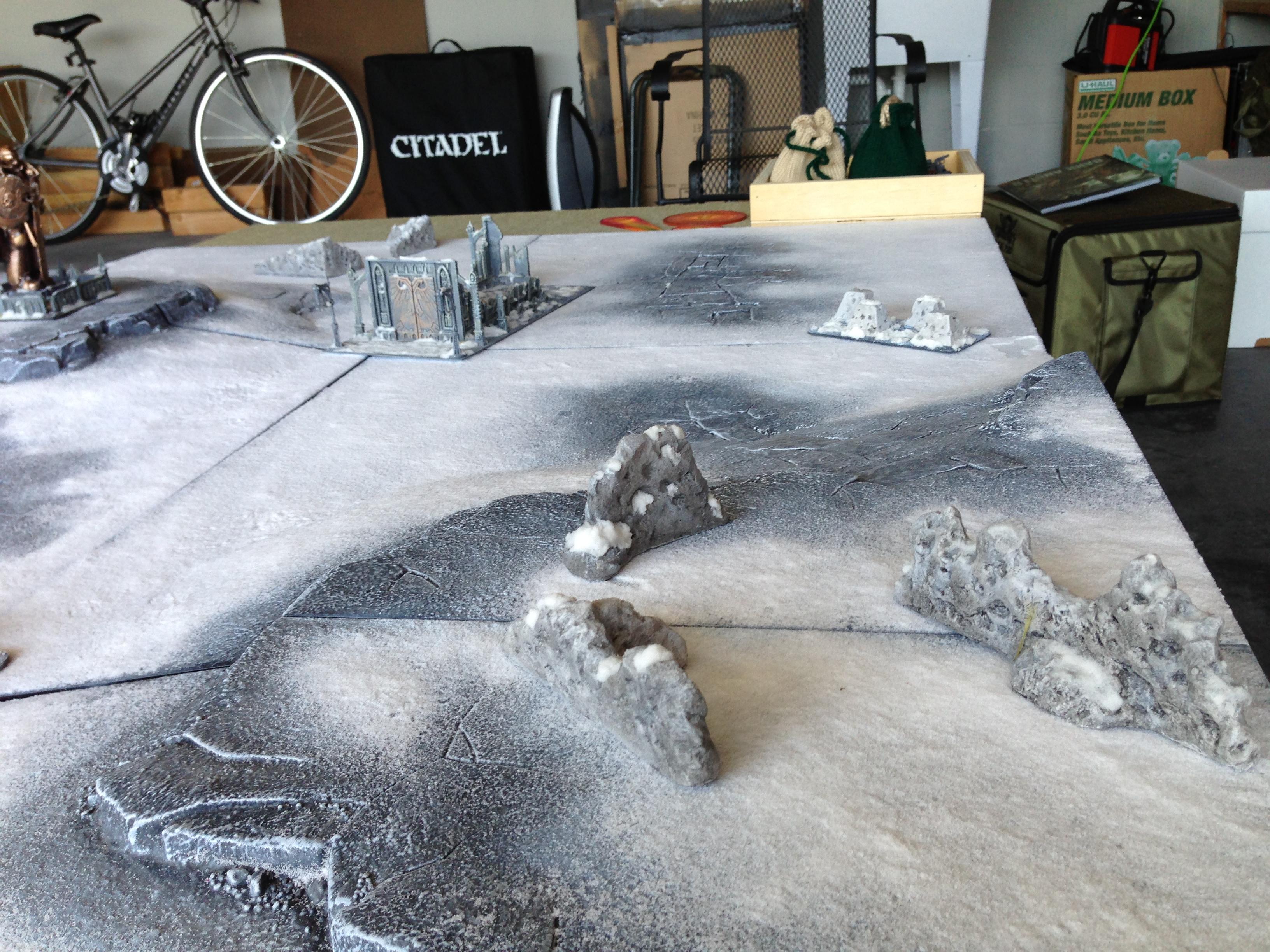 Battle, Board, Game Table, Realm, Snow, Terrain