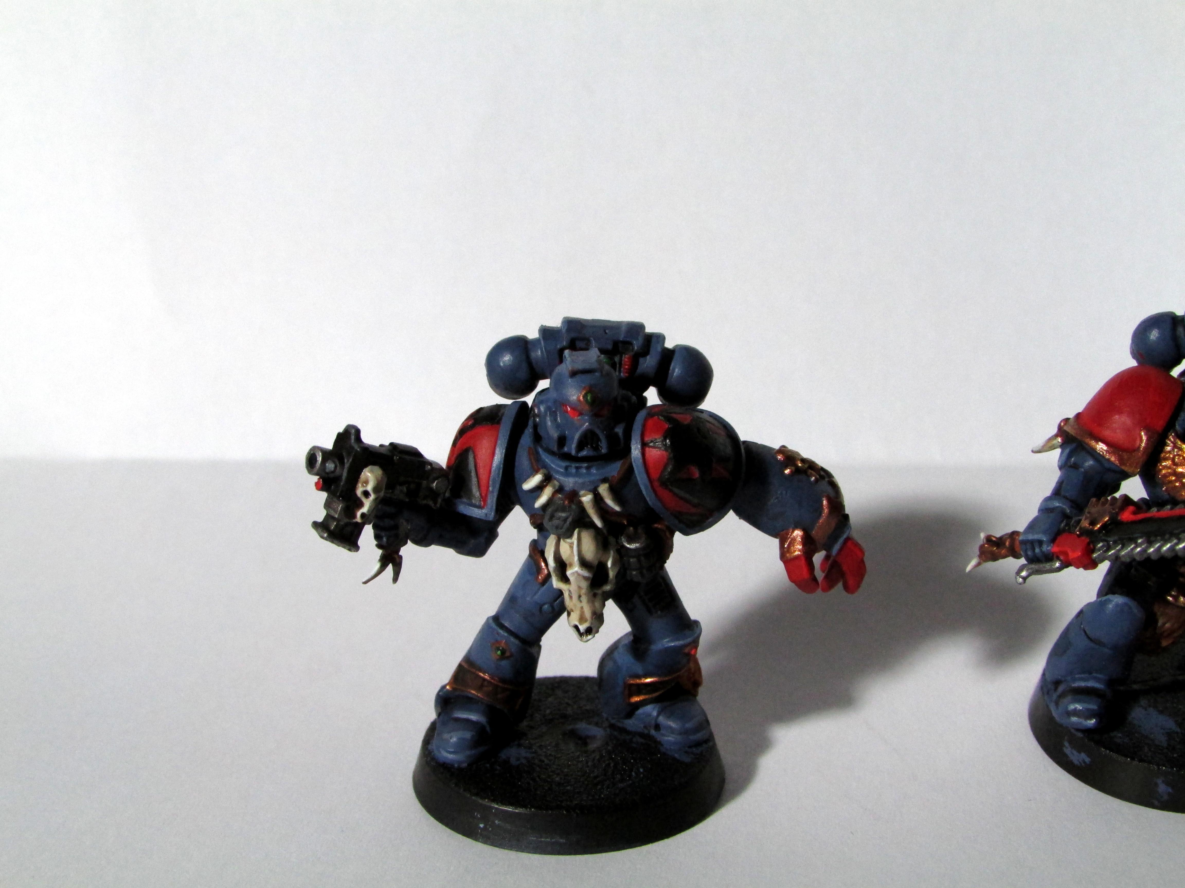 Grey Hunter, Iom, Red Markings, Space Marines, Space Wolves