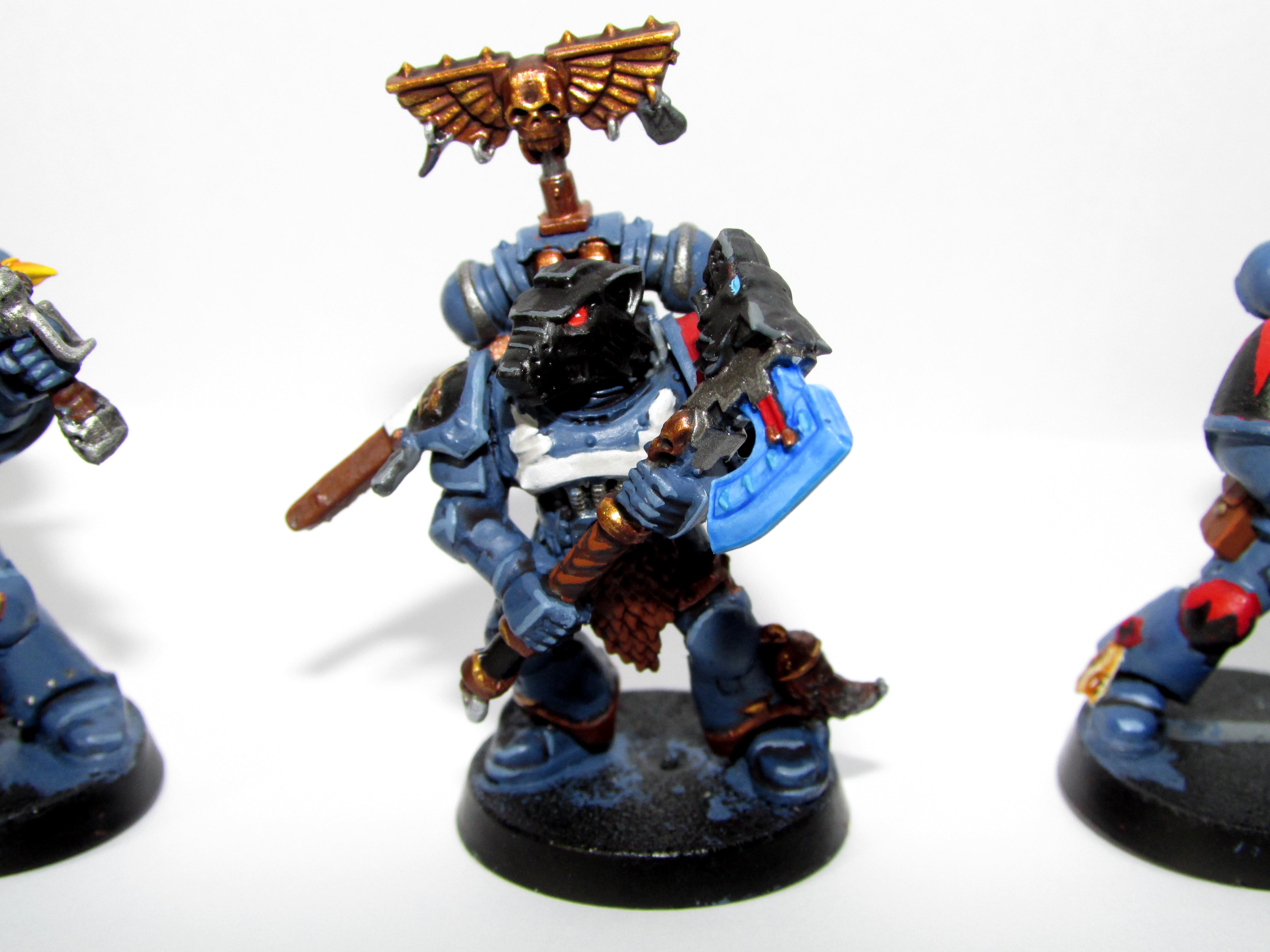 Grey Hunter, Iom, Red Markings, Space Marines, Space Wolves