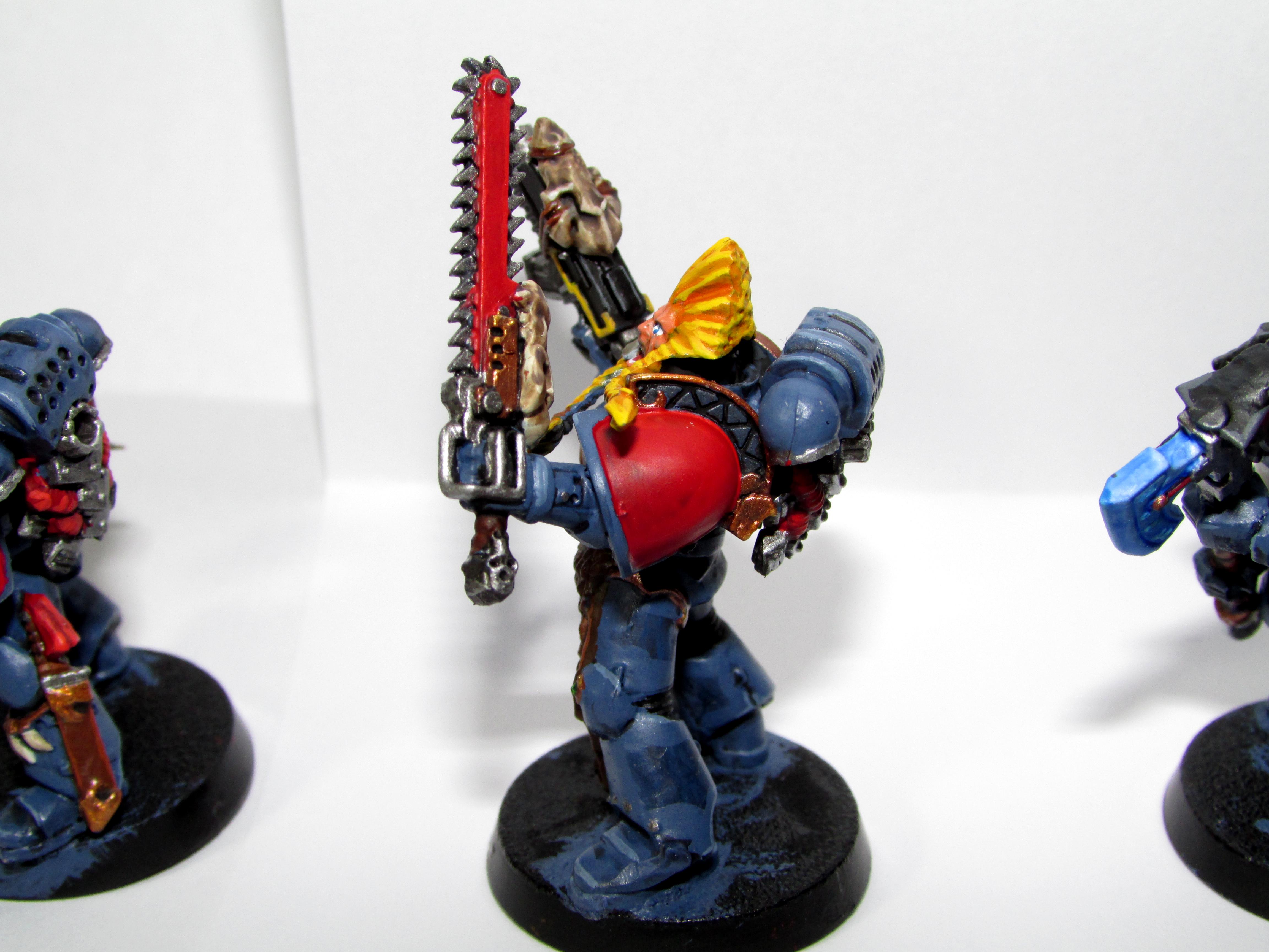 Grey Hunter, Iom, Red Markings, Space Marines, Space Wolves