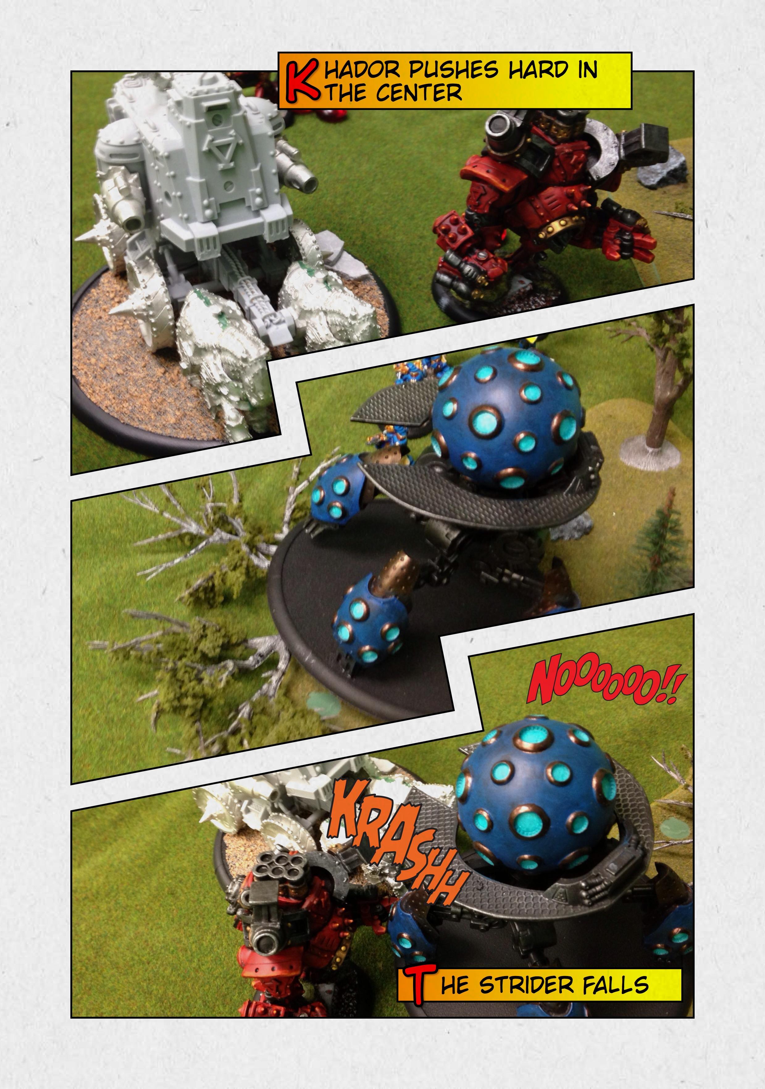 Battle Report, Cygnar, Khador, Warmachine