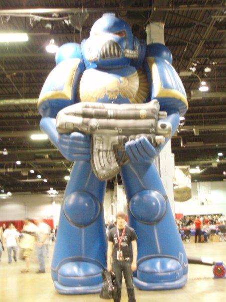 Giant, Inflatable, Space Marines