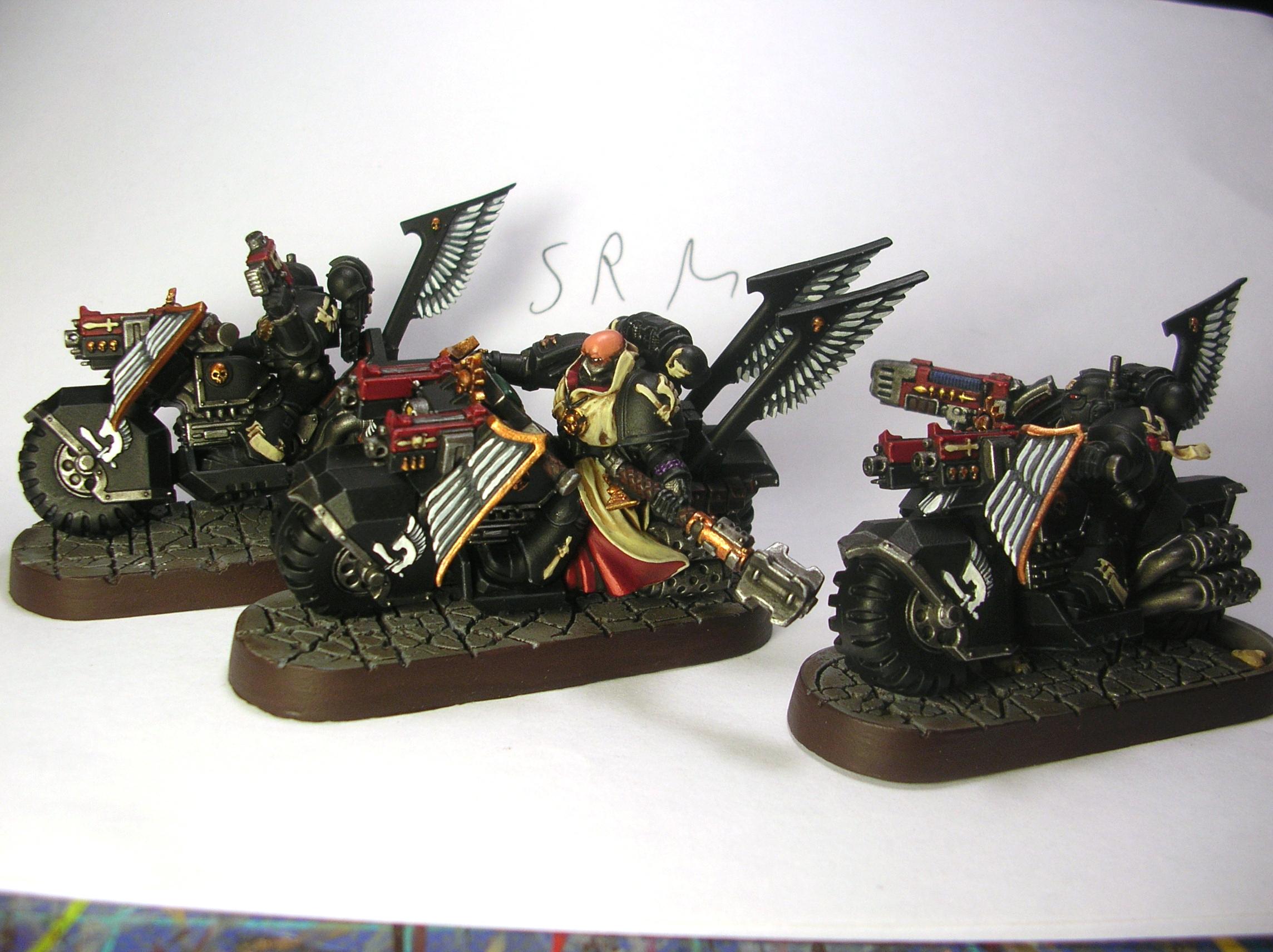 Bike, Dark Angels, Ravenwing, Space Marines