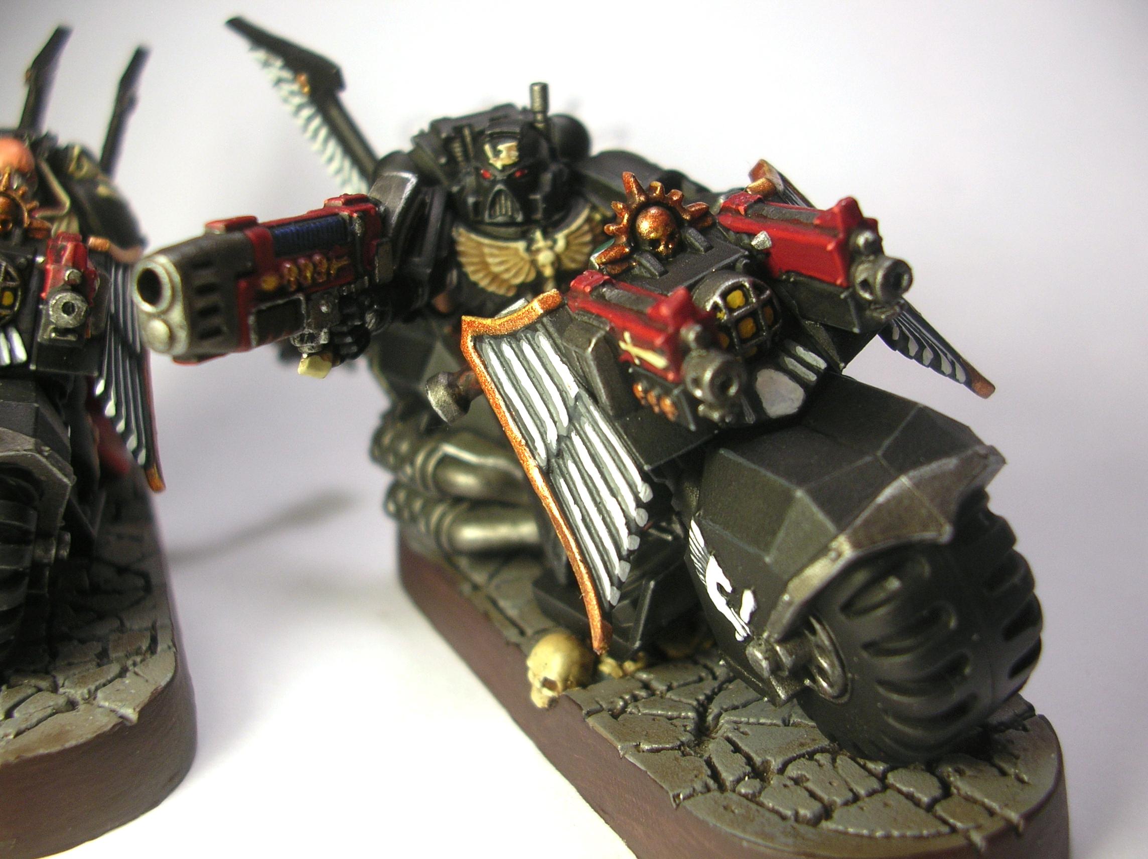 Bike, Dark Angels, Ravenwing, Space Marines