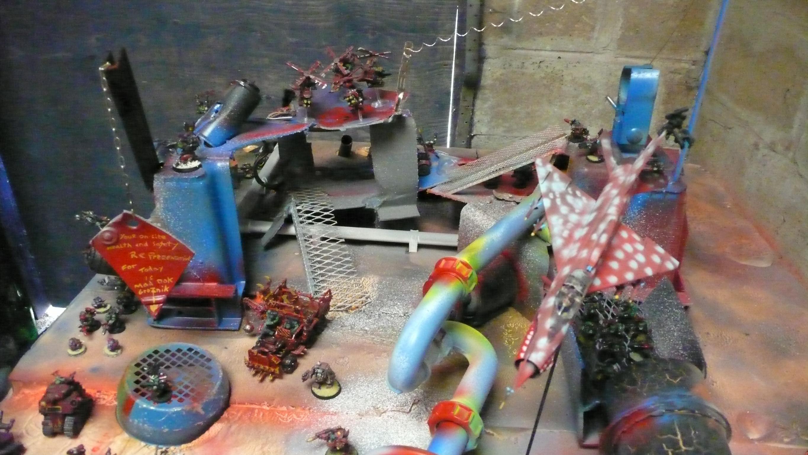 Big Mek, Burna Boyz, Buzzgob, Dred, Kastorel, Killa Kan, Killarney, Mek Boss, Mekboy, Novem, Orks, Terrain