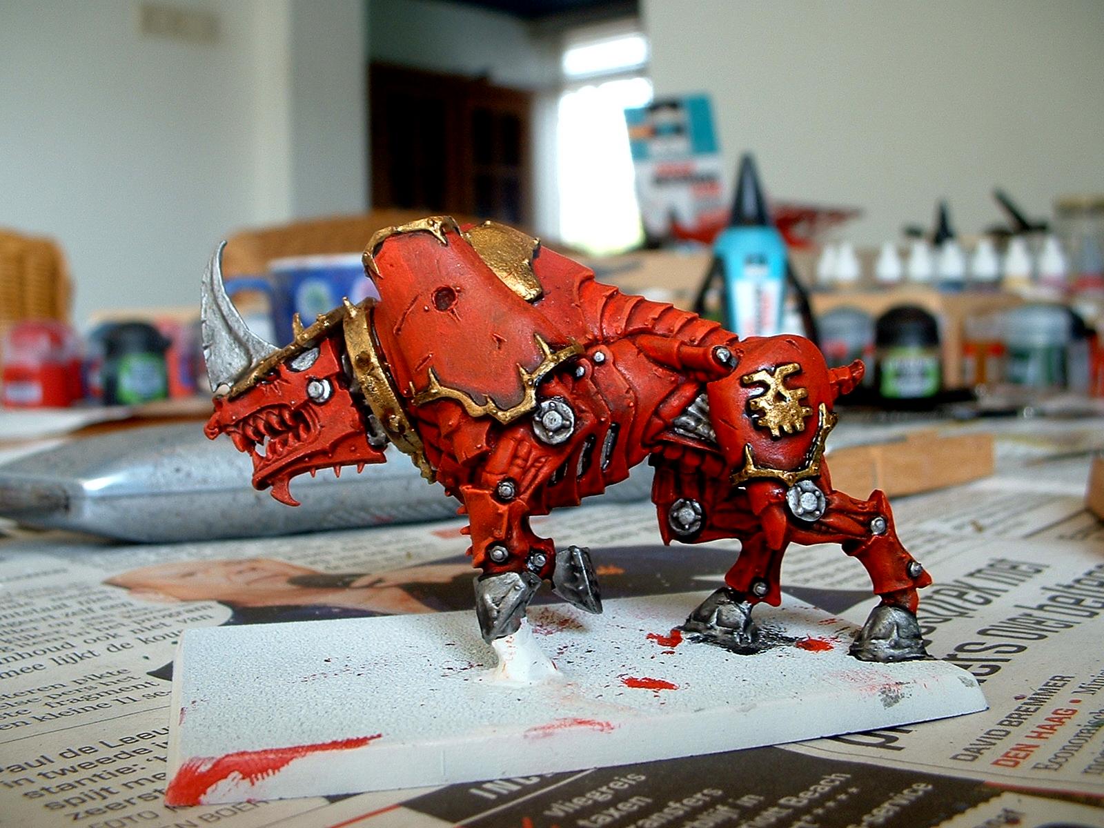 Bloodcrushers, Daemons, Juggernaut, Khorne, Work In Progress