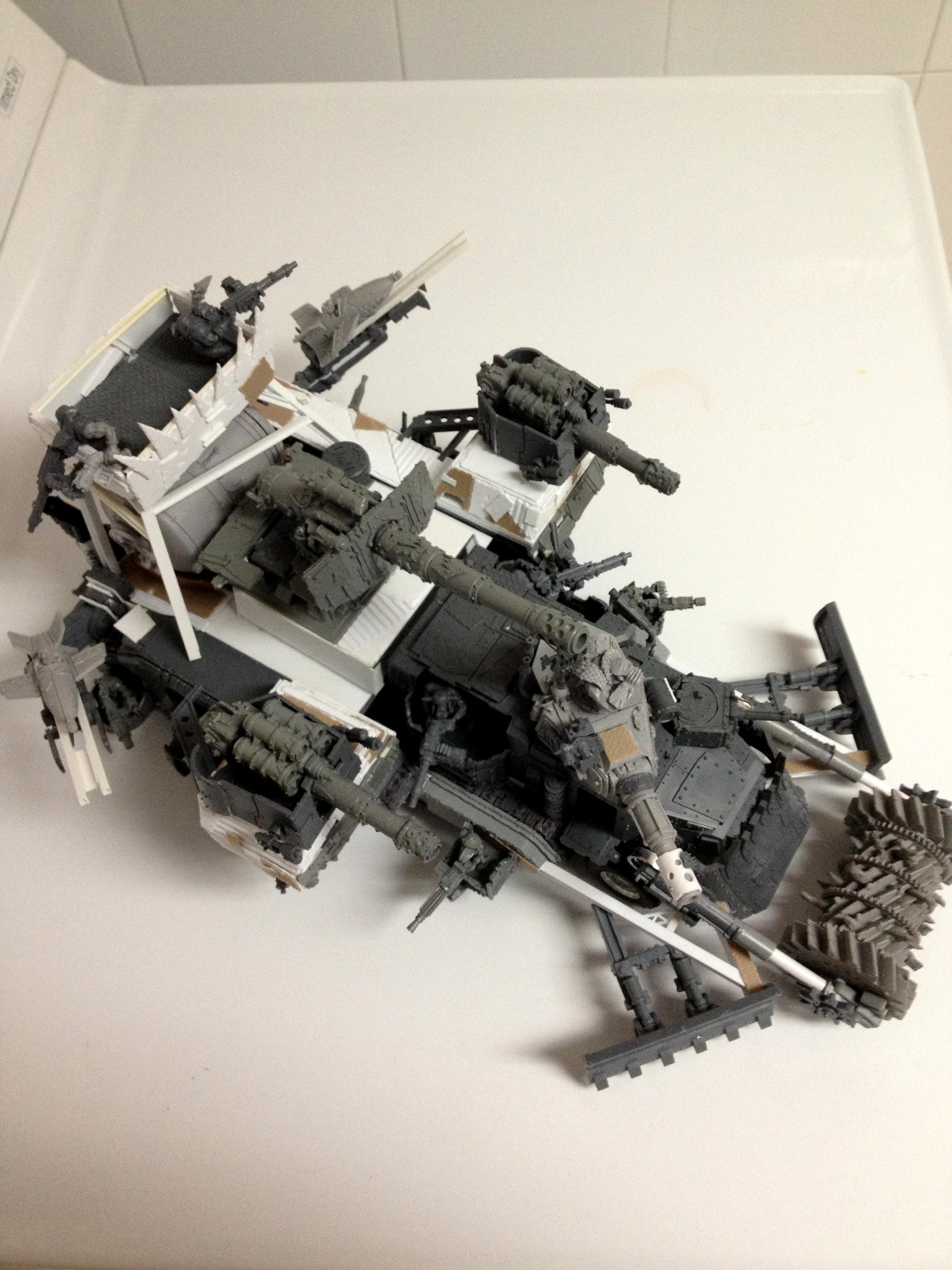 Battle Fortress, Battlewagon, Custom, Orks, Super-heavy