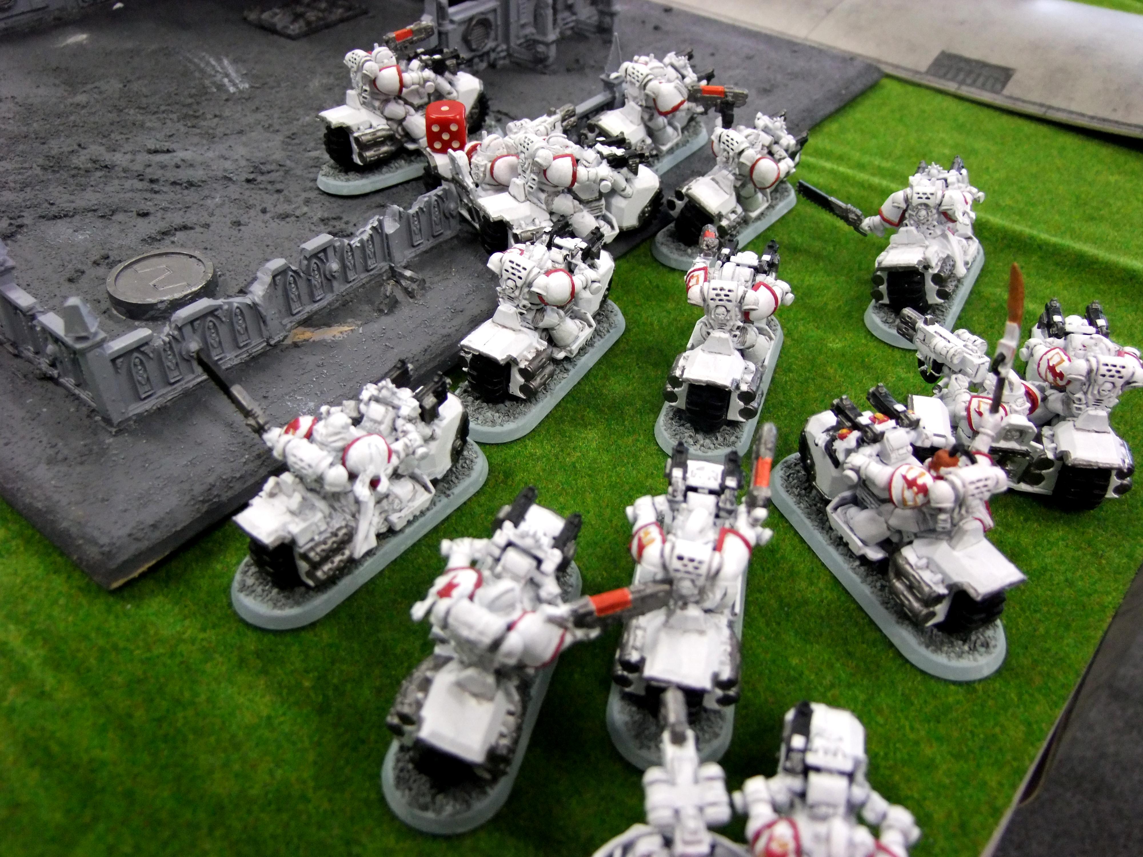 Bike, White Scars, Forward!