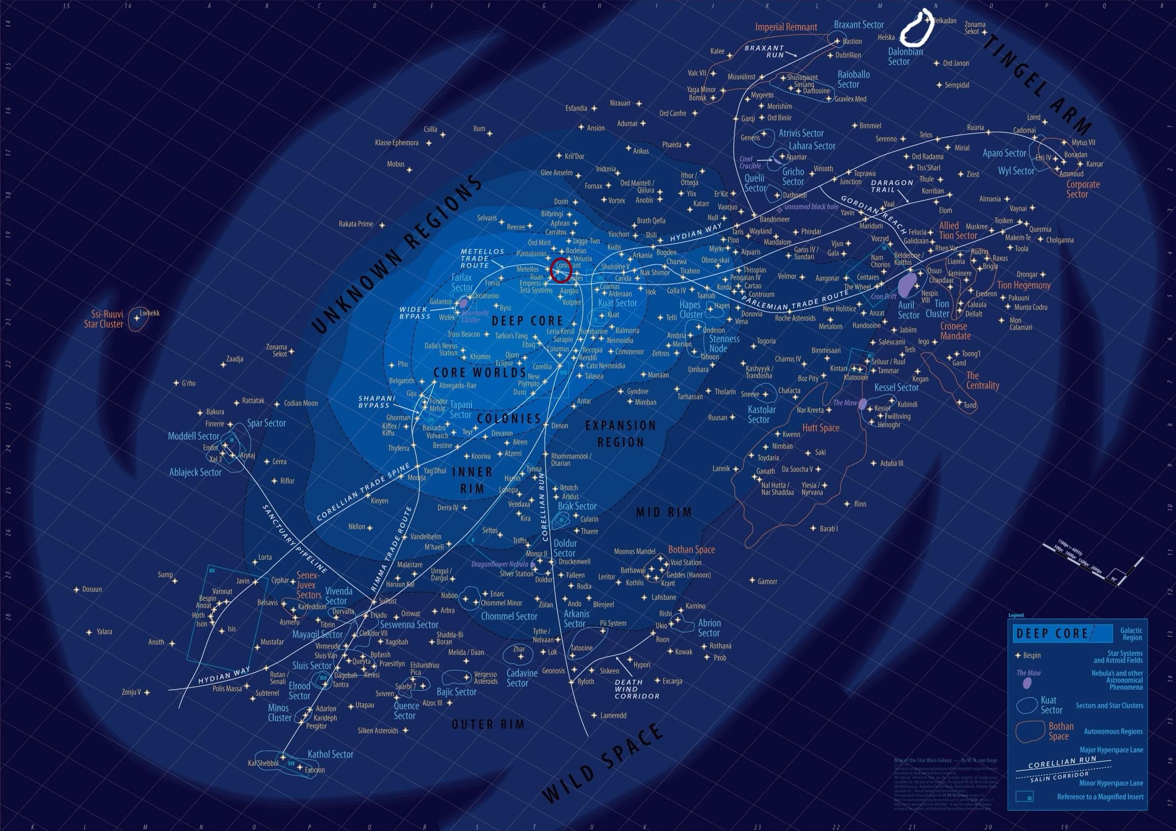 Galaxy, Map, Star Wars