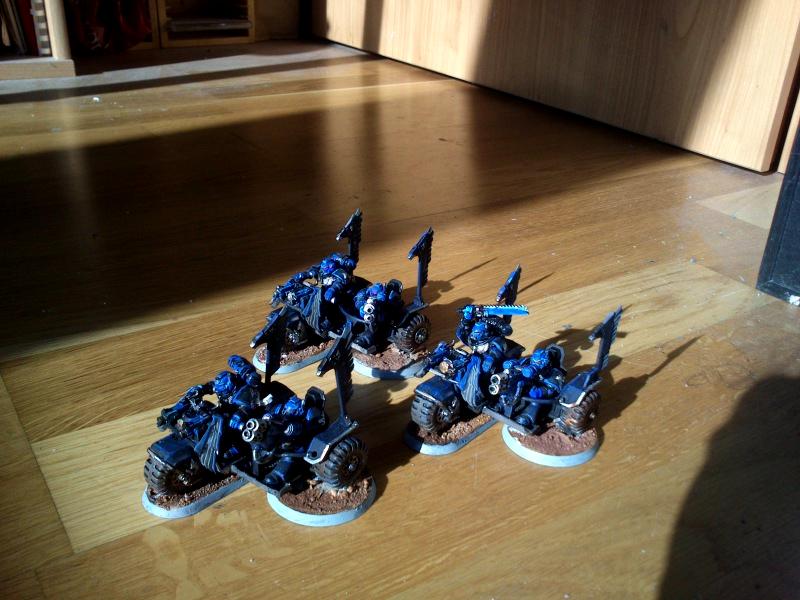 Bike, Dark Angels, Space Marines, Unforgiven