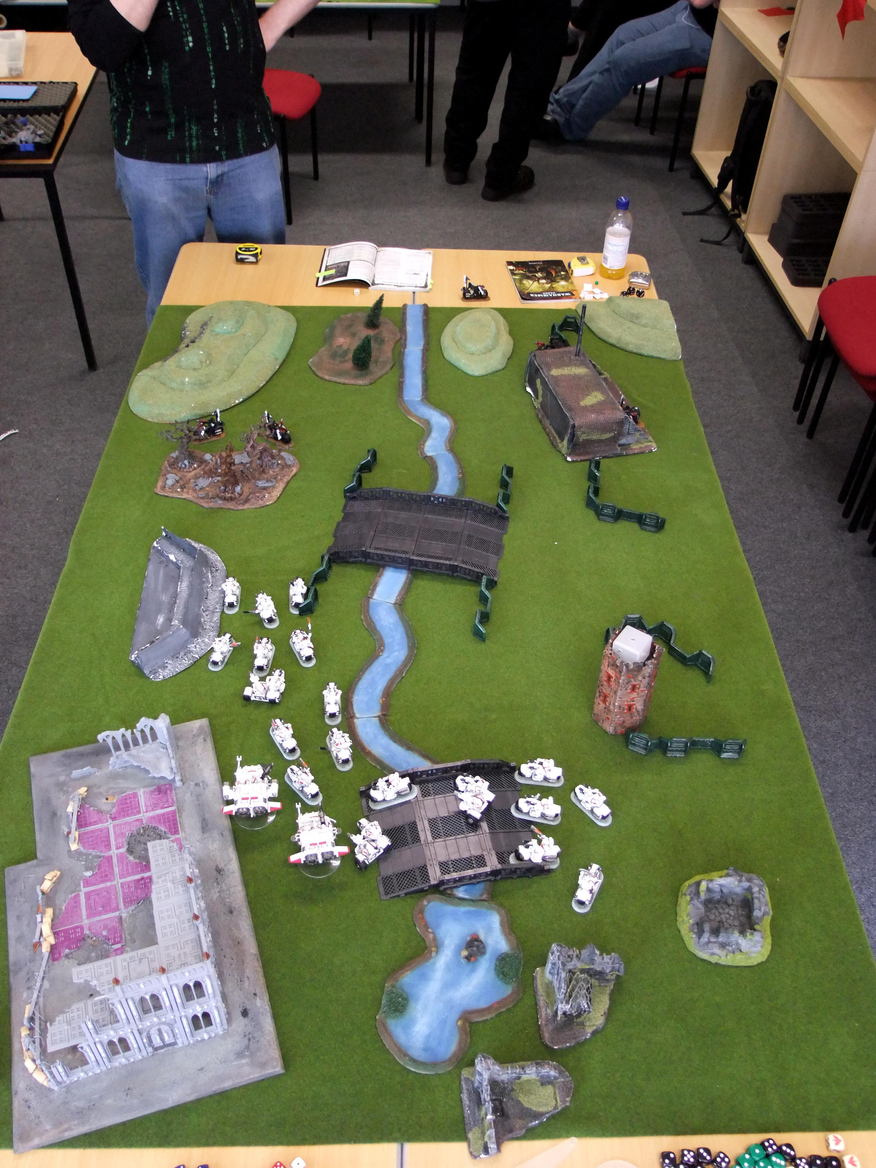 Bike, White Scars, Dark Angels turn 1