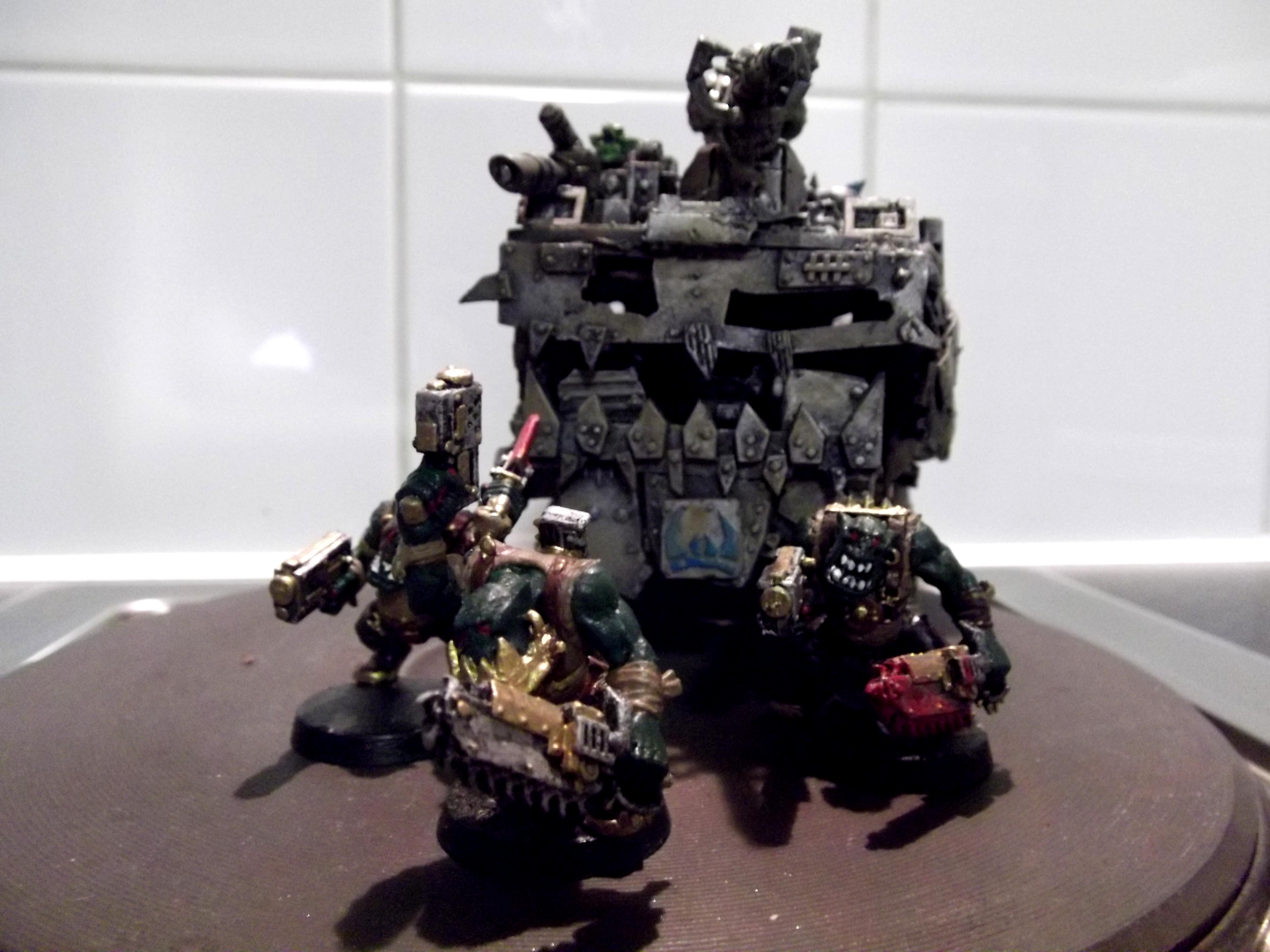 Battlewagon, Big Trakk, Conversion, Looted, Orks, Scratch Build, Wagon