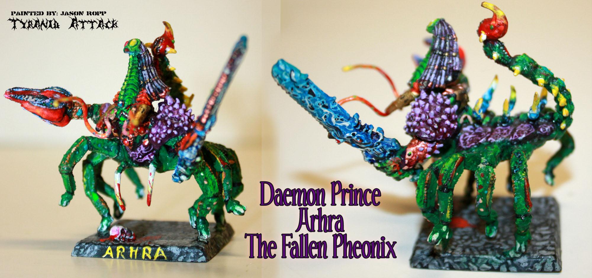 Arhra, Chaos, Daemons, Dark, Eldar, Fallen, Lord, Phoenix, Prince, Slaanesh, The